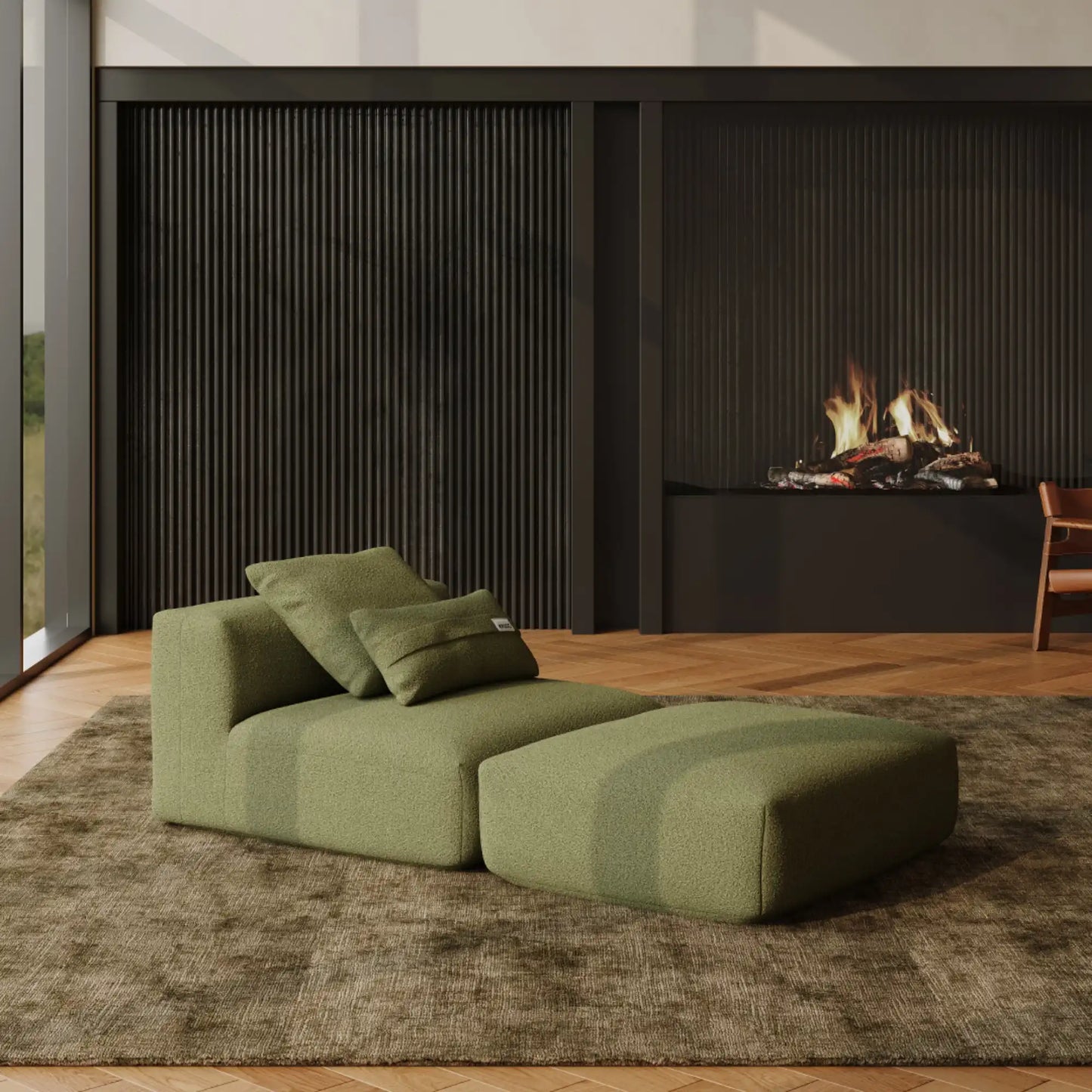 MOMO SET 7 - BOUCLE SOFT OLIVE