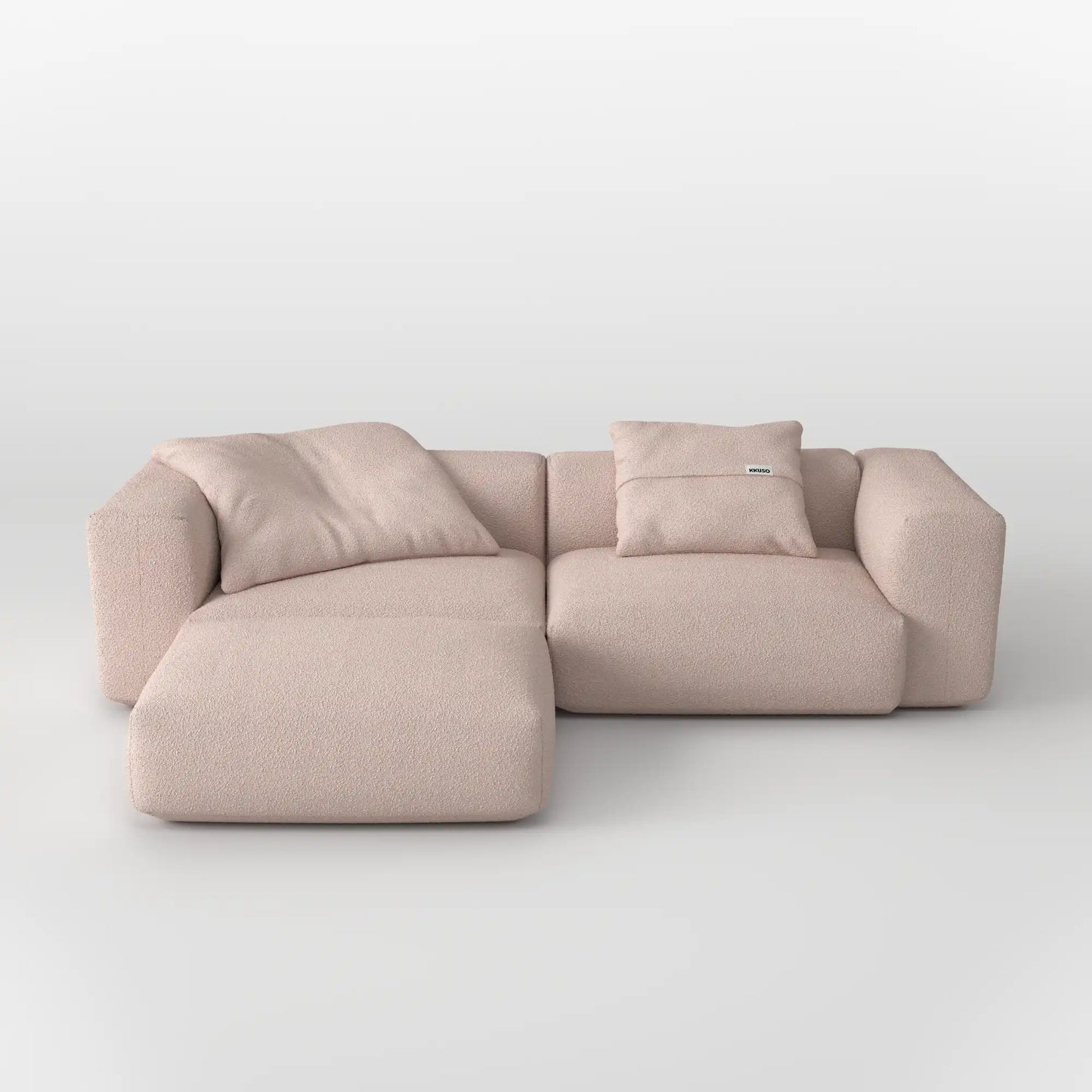 MOMO SET 2 - BOUCLE PEACH PINK