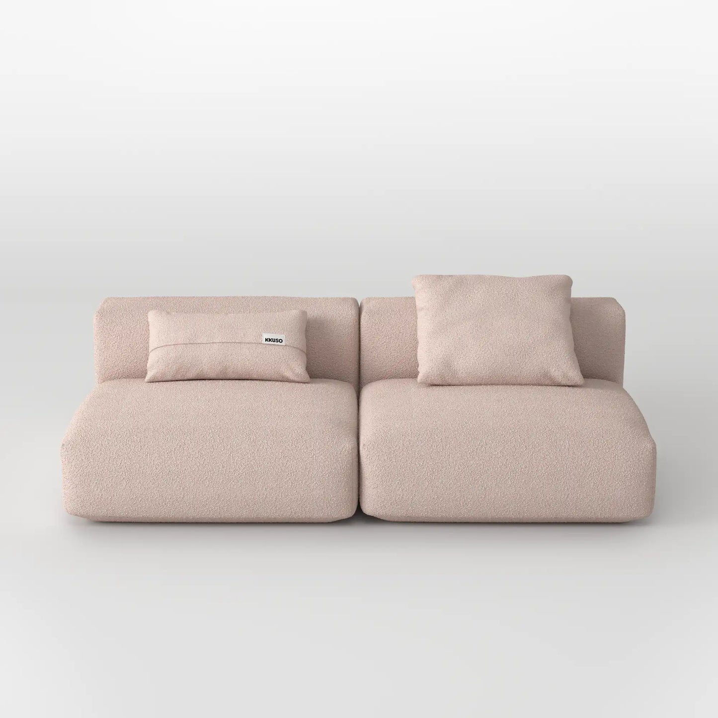 MOMO SET 3 - BOUCLE PEACH PINK