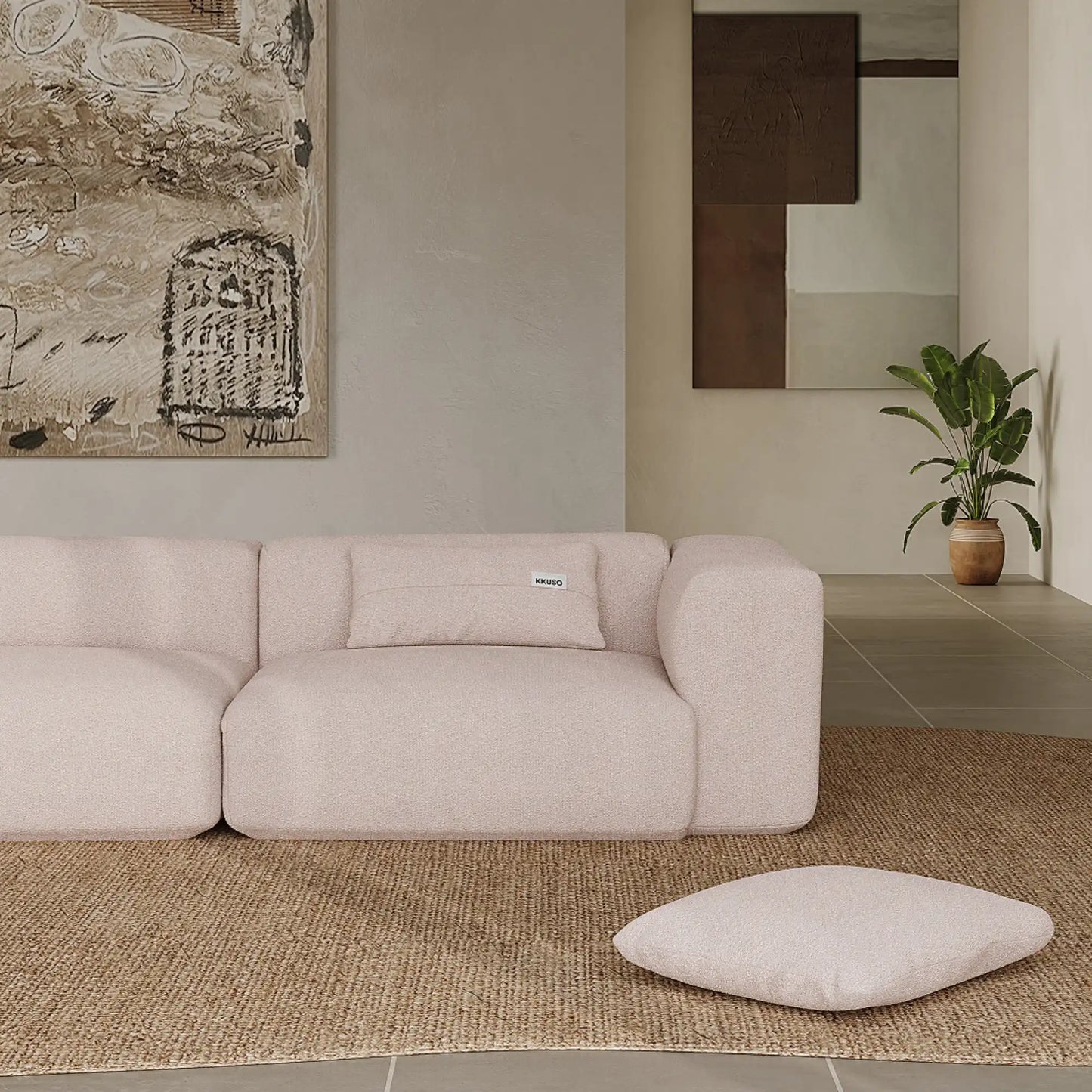 MOMO SET 5 - BOUCLE PEACH PINK