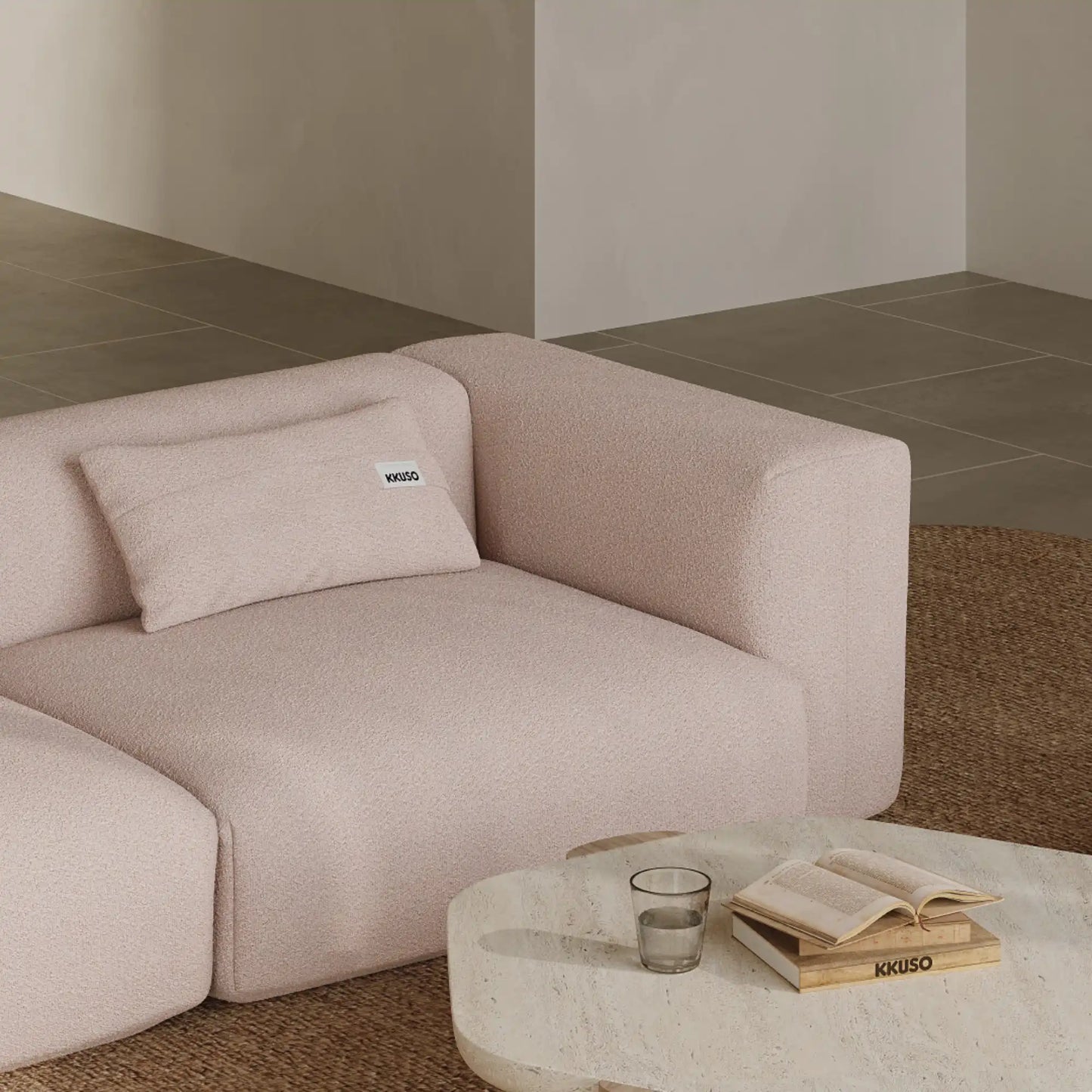 MOMO SET 5 - BOUCLE PEACH PINK