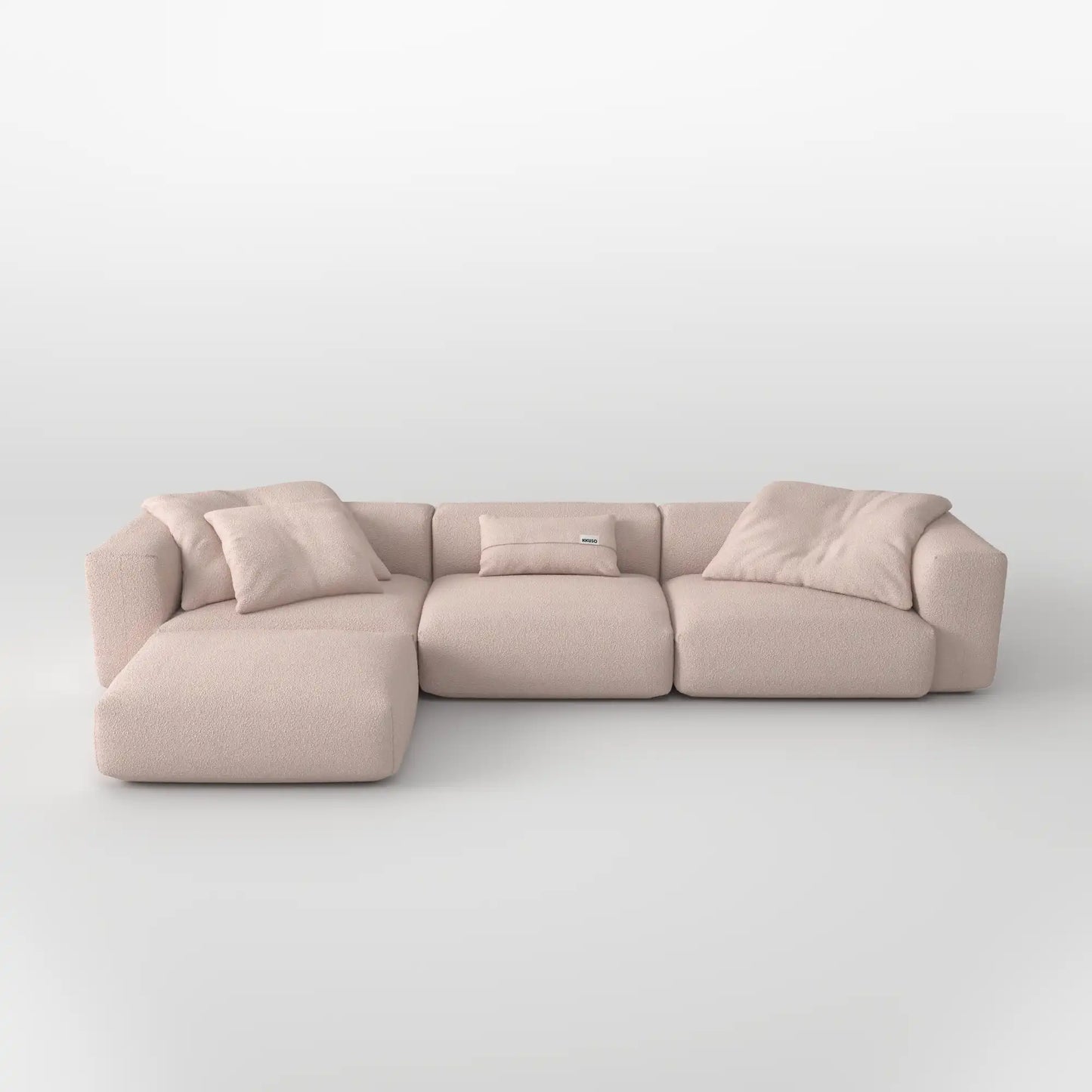 MOMO SET 6 - BOUCLE PEACH PINK