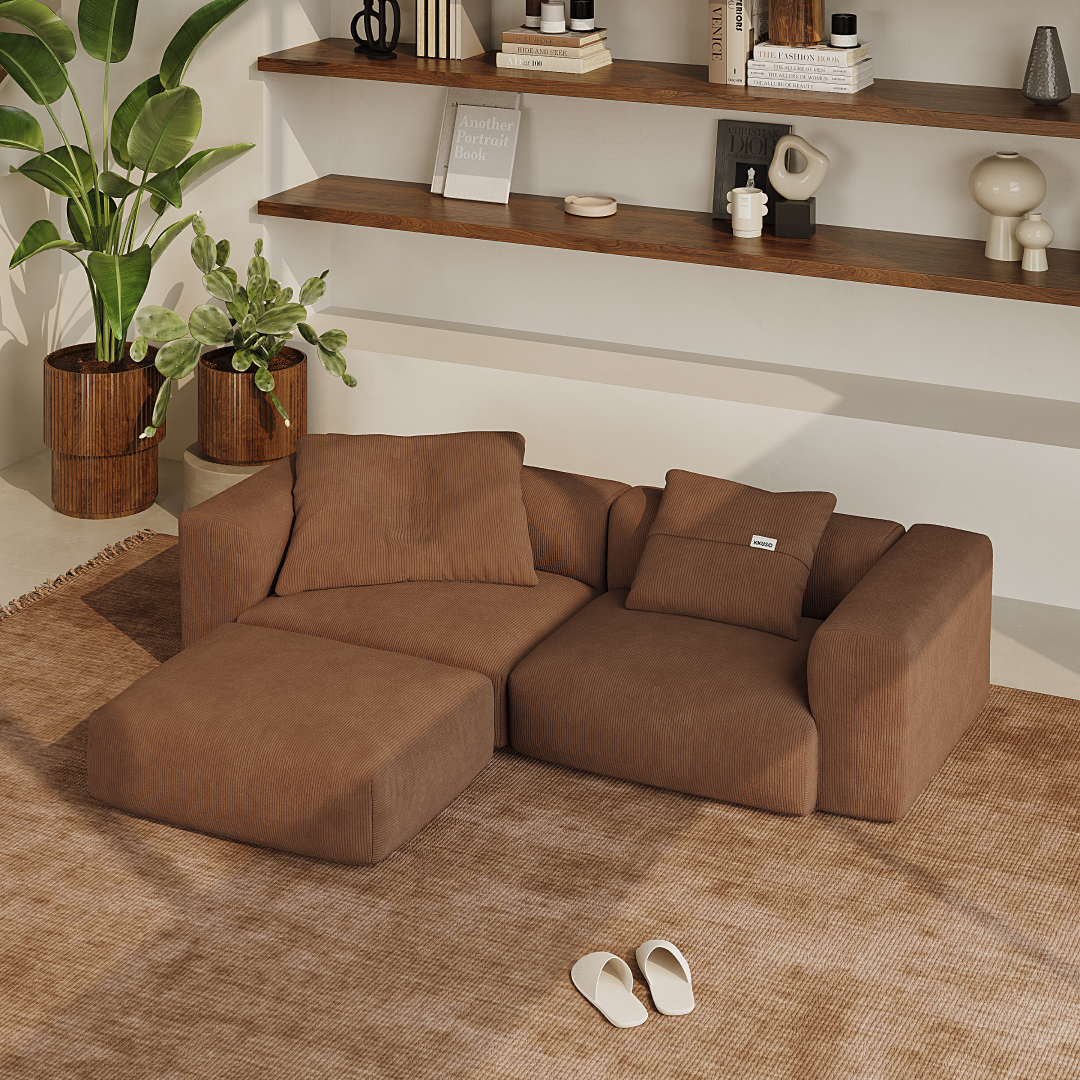 MOMO SET 1 - CORDUROY COCOA BROWN