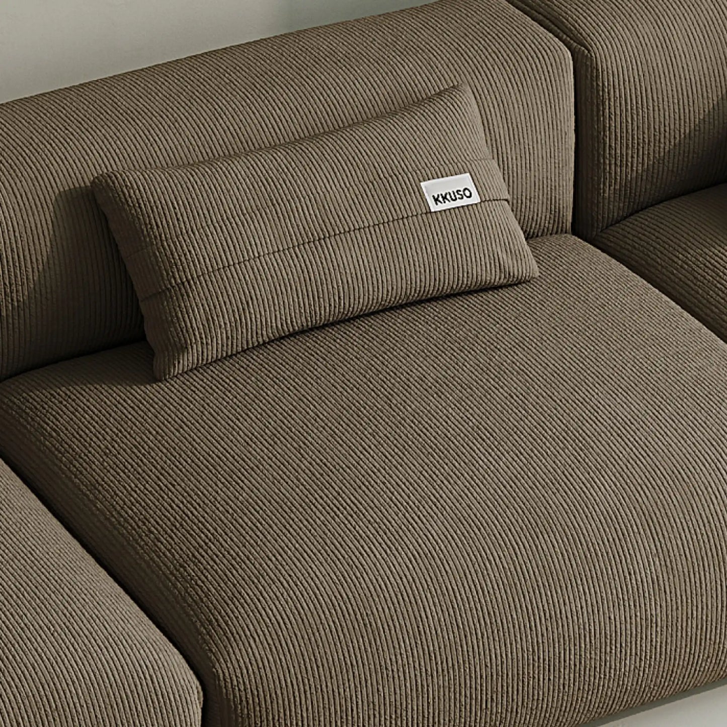 MOMO LOUNGER - CORDUROY STONE TAUPE