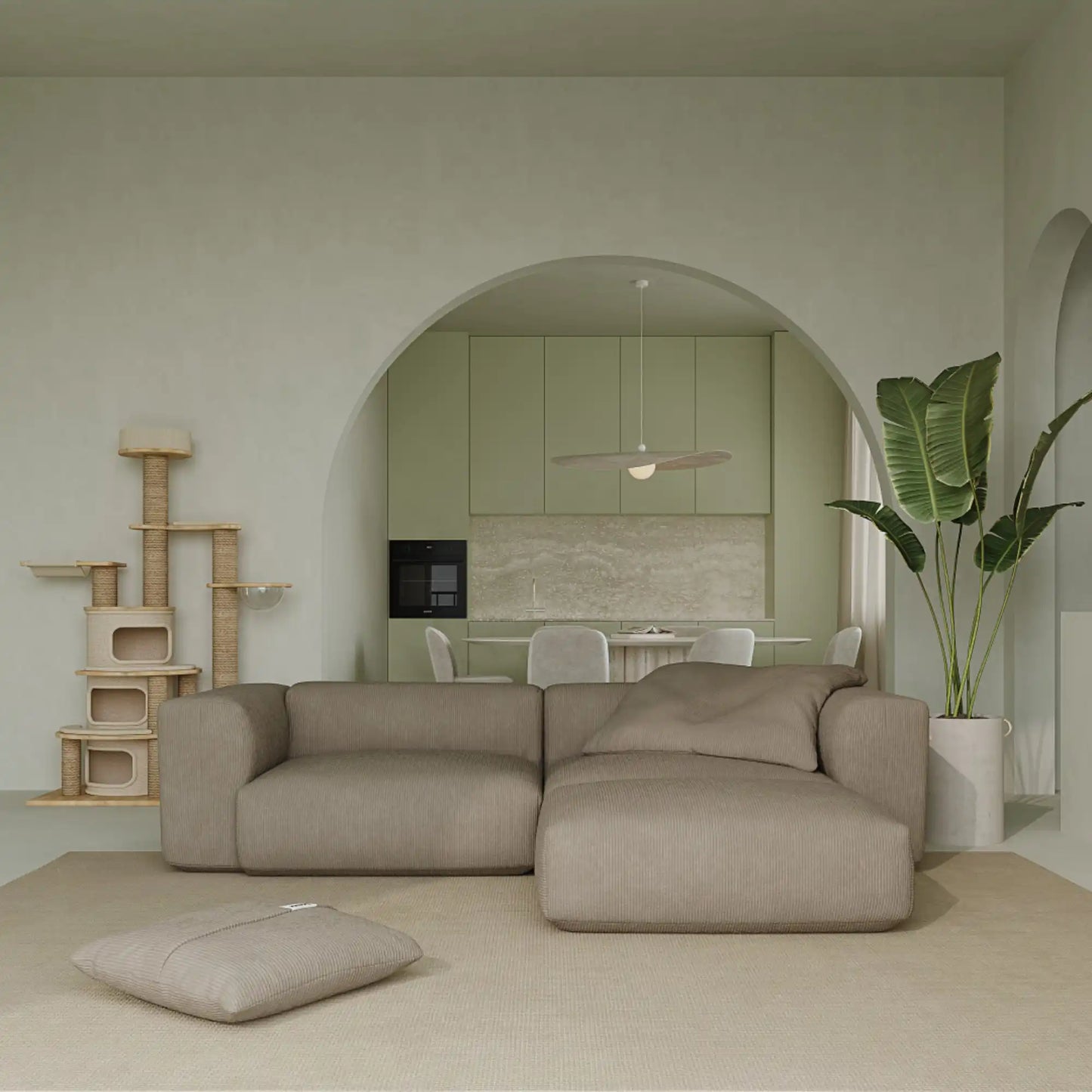 MOMO SET 2 - CORDUROY STONE TAUPE