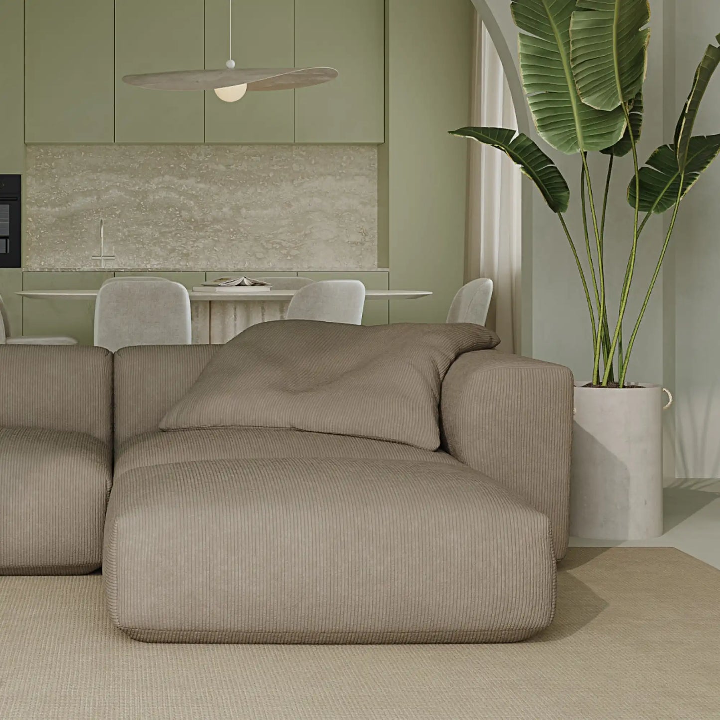 MOMO SET 2 - CORDUROY STONE TAUPE