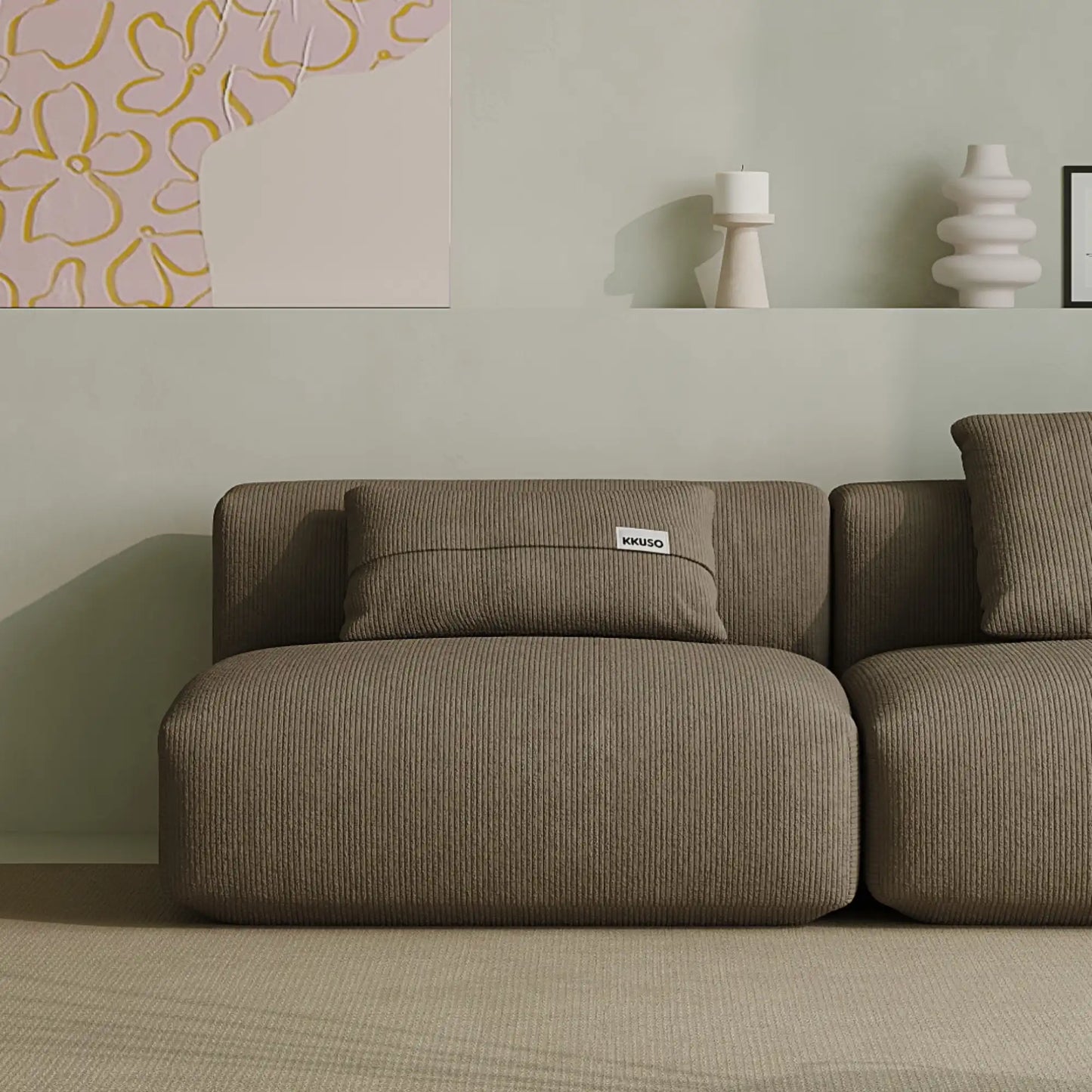 MOMO SET 3 - CORDUROY STONE TAUPE