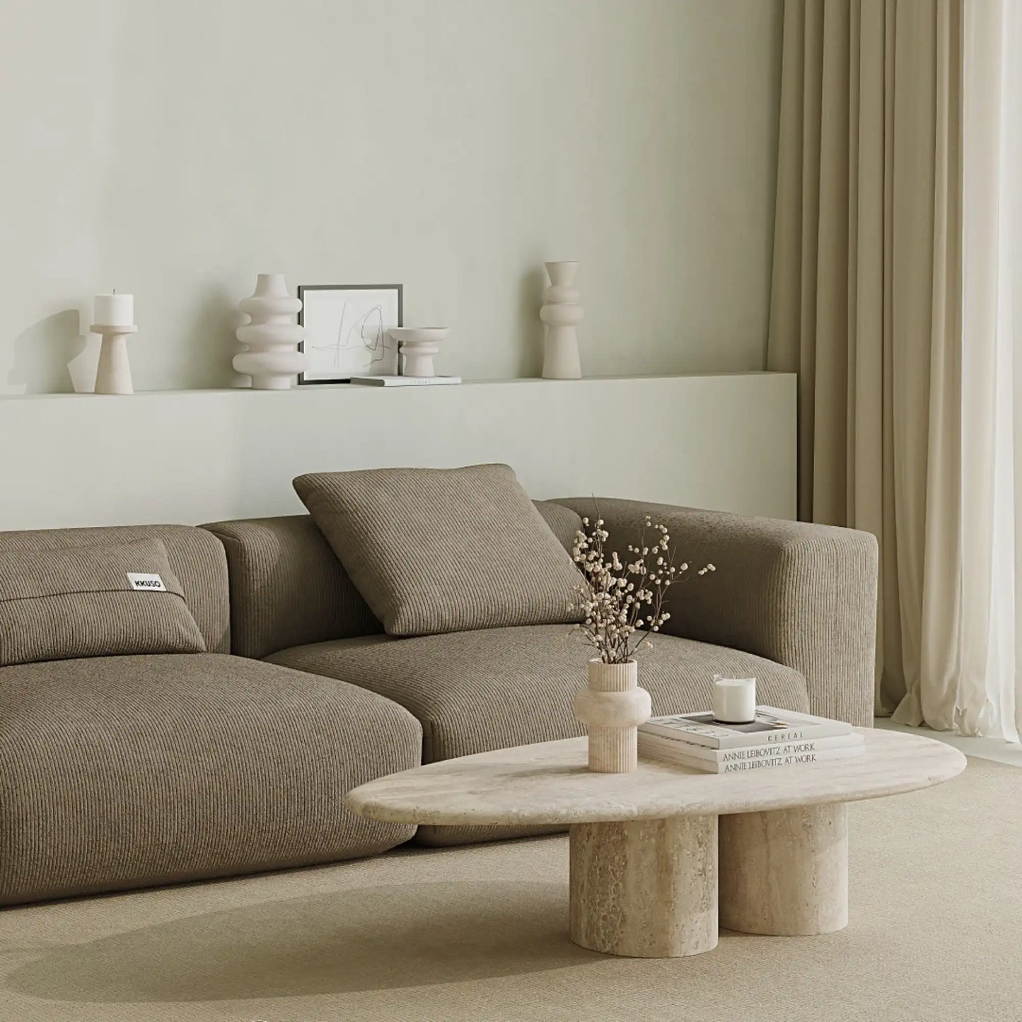 MOMO SET 5 - CORDUROY STONE TAUPE