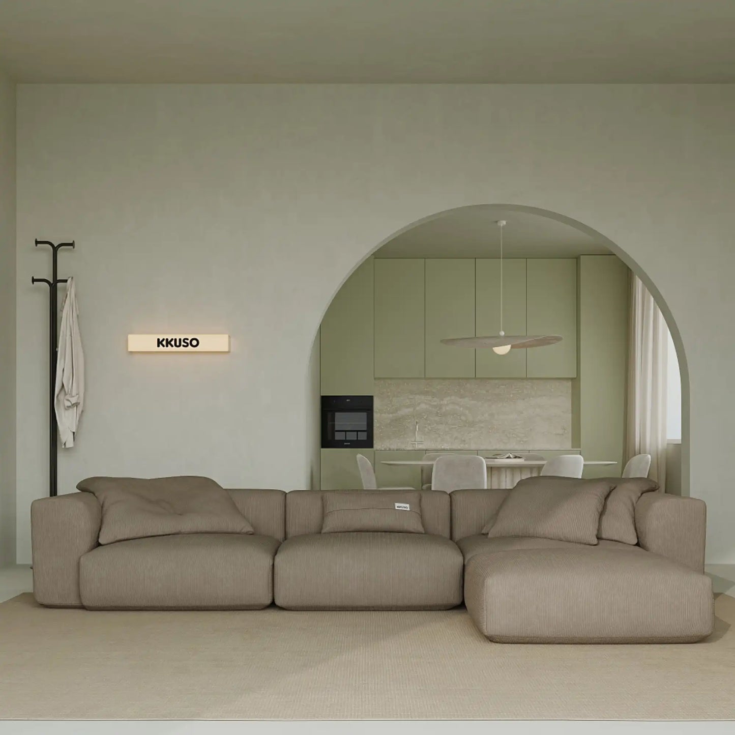 MOMO SET 6 - CORDUROY STONE TAUPE