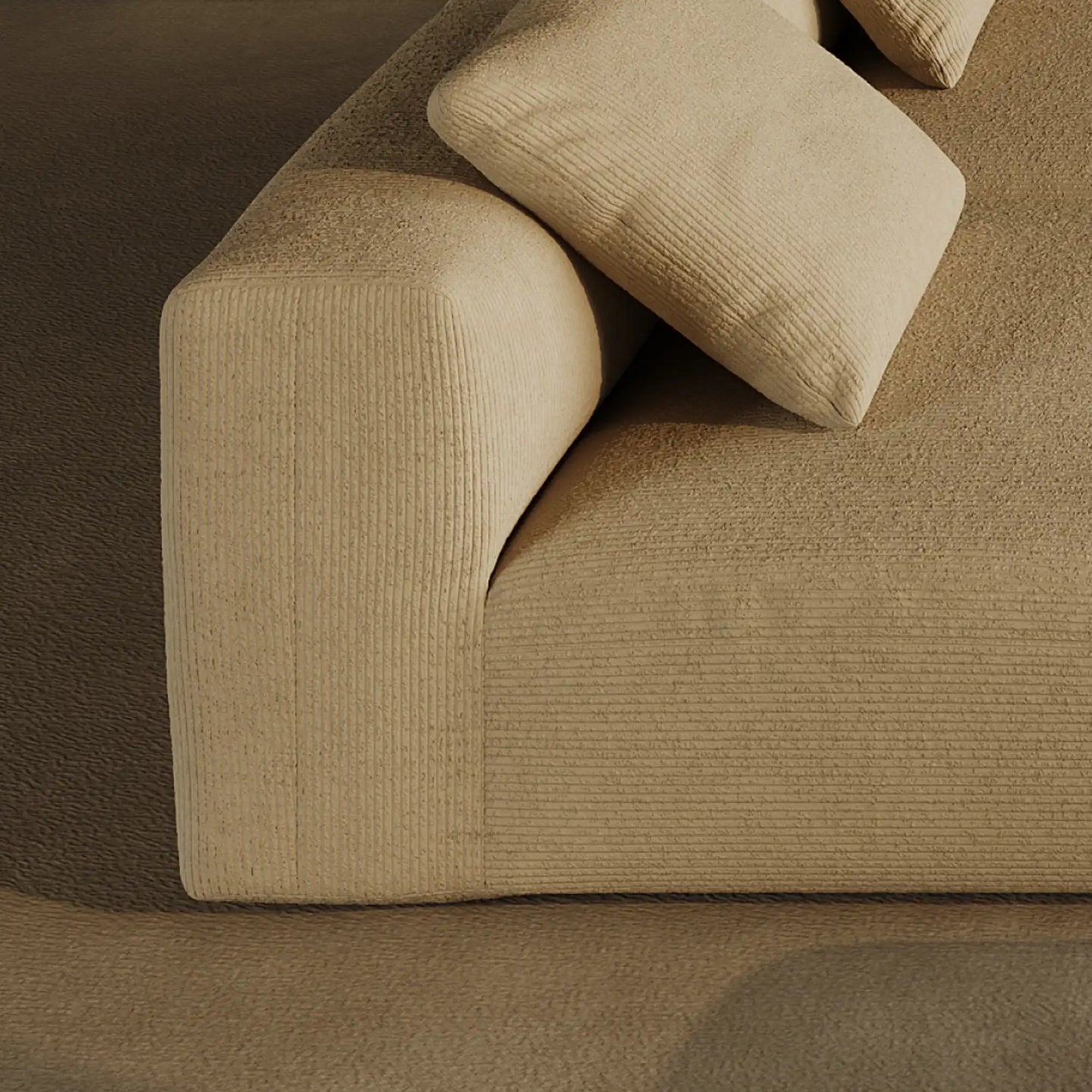 MOMO LOUNGER - CORDUROY SOFT SAND