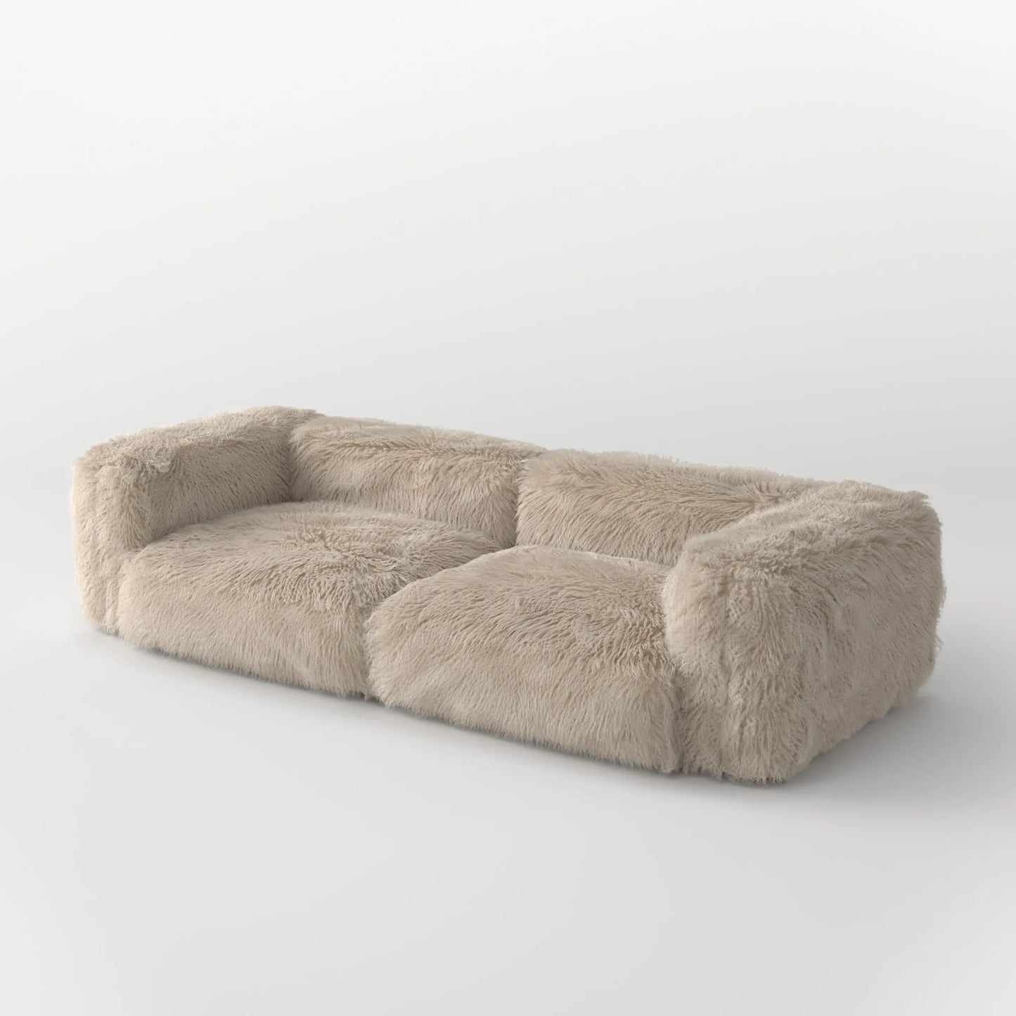 MOMO SET 1 - FAUX FUR CAFE CREME