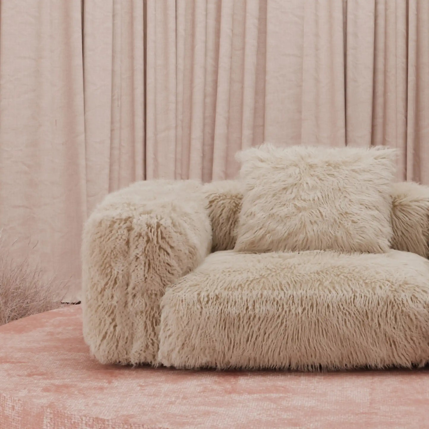 MOMO SET 2 - FAUX FUR CAFE CREME