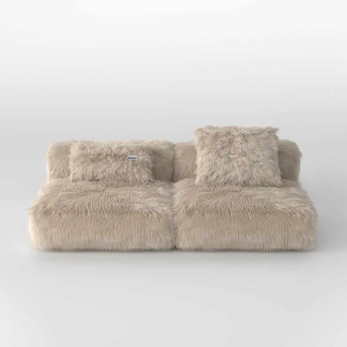 MOMO SET 3 - FAUX FUR CAFE CREME