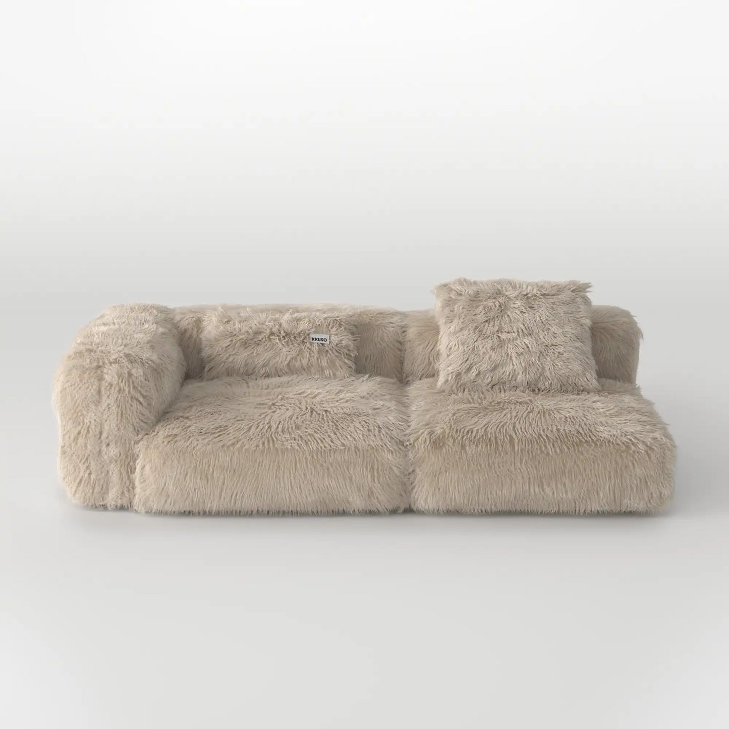 MOMO SET 4 - FAUX FUR CAFE CREME
