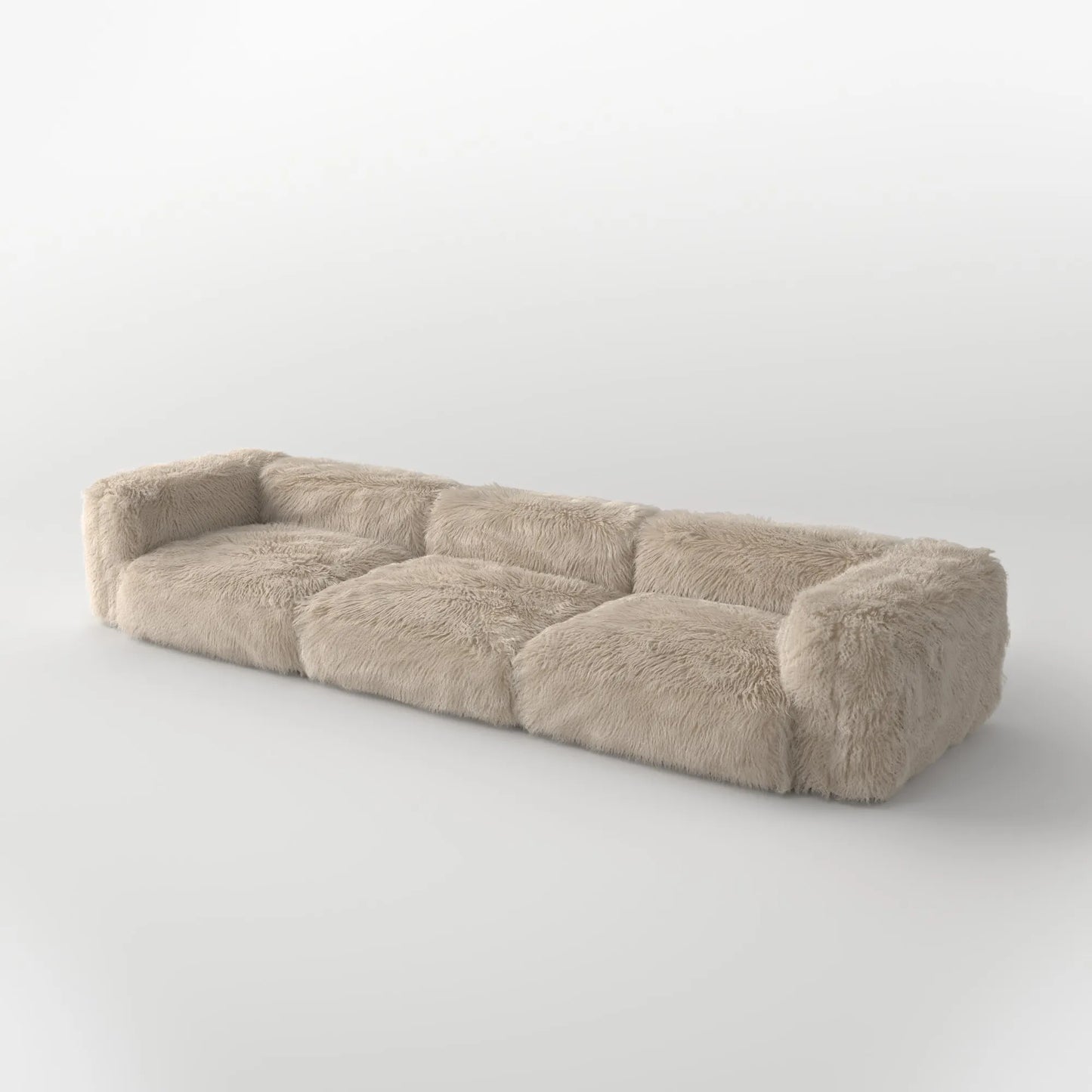 MOMO SET 5 - FAUX FUR CAFE CREME