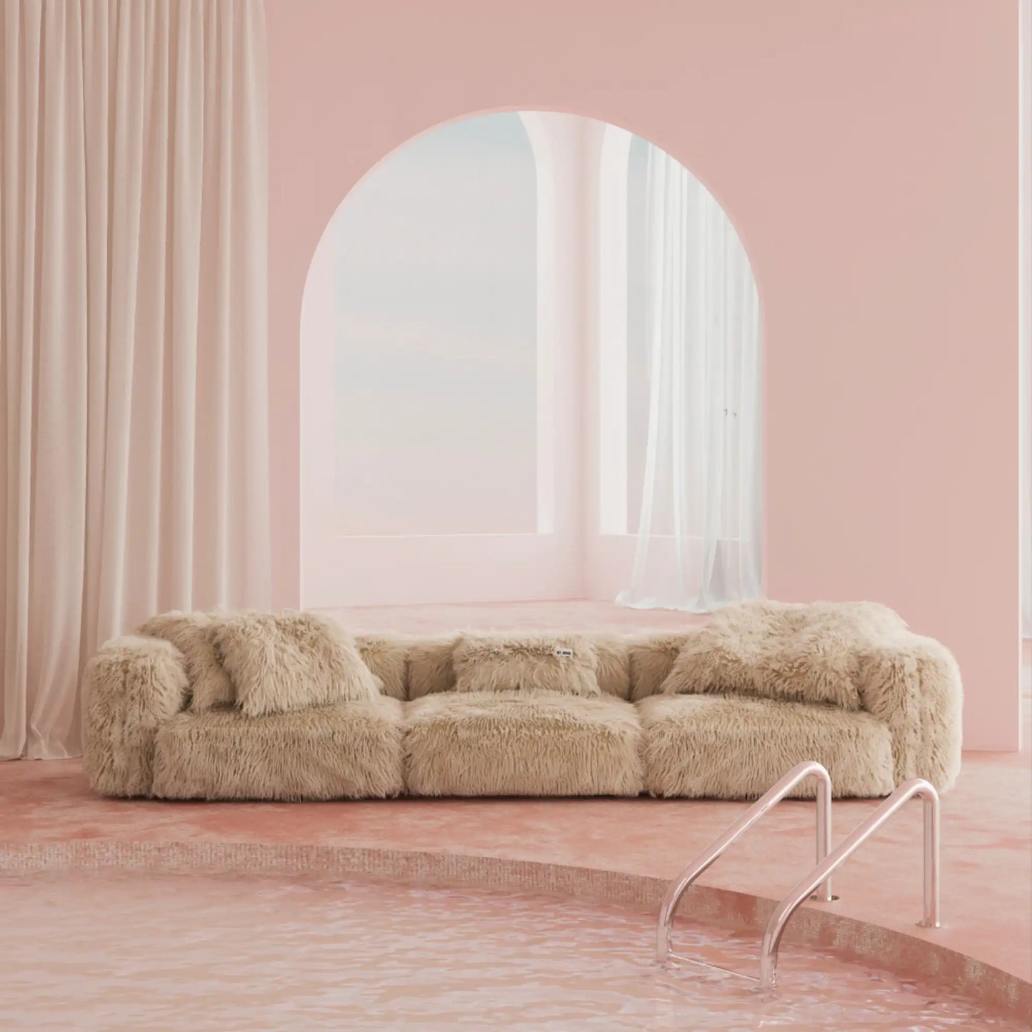 MOMO SET 5 - FAUX FUR CAFE CREME