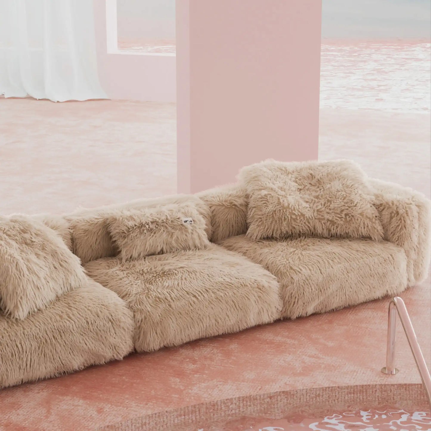 MOMO SET 5 - FAUX FUR CAFE CREME