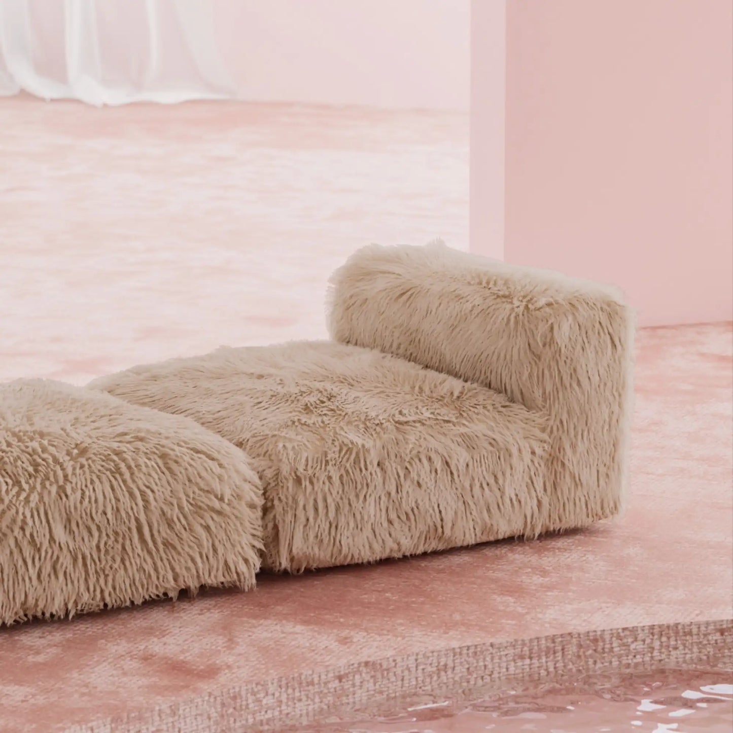 MOMO SET 7 - FAUX FUR CAFE CREME