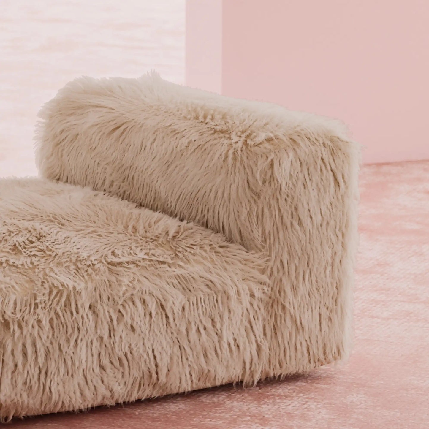 MOMO SET 7 - FAUX FUR CAFE CREME