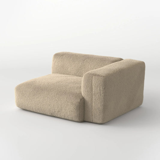 MOMO MODULAR SOFA CORNER LEFT - SOFT FUR