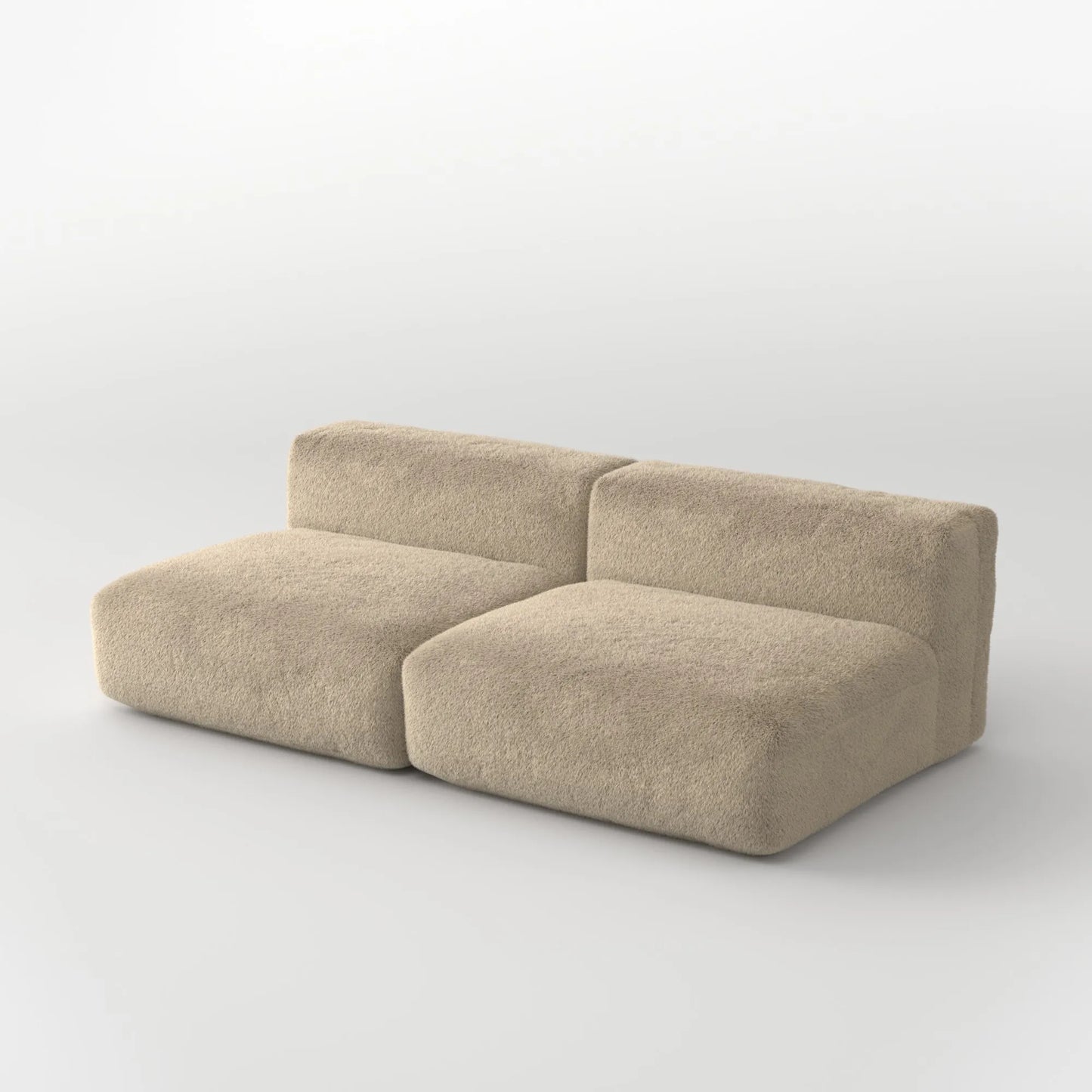 MOMO MODULAR SOFA SET 3 - SOFT FUR