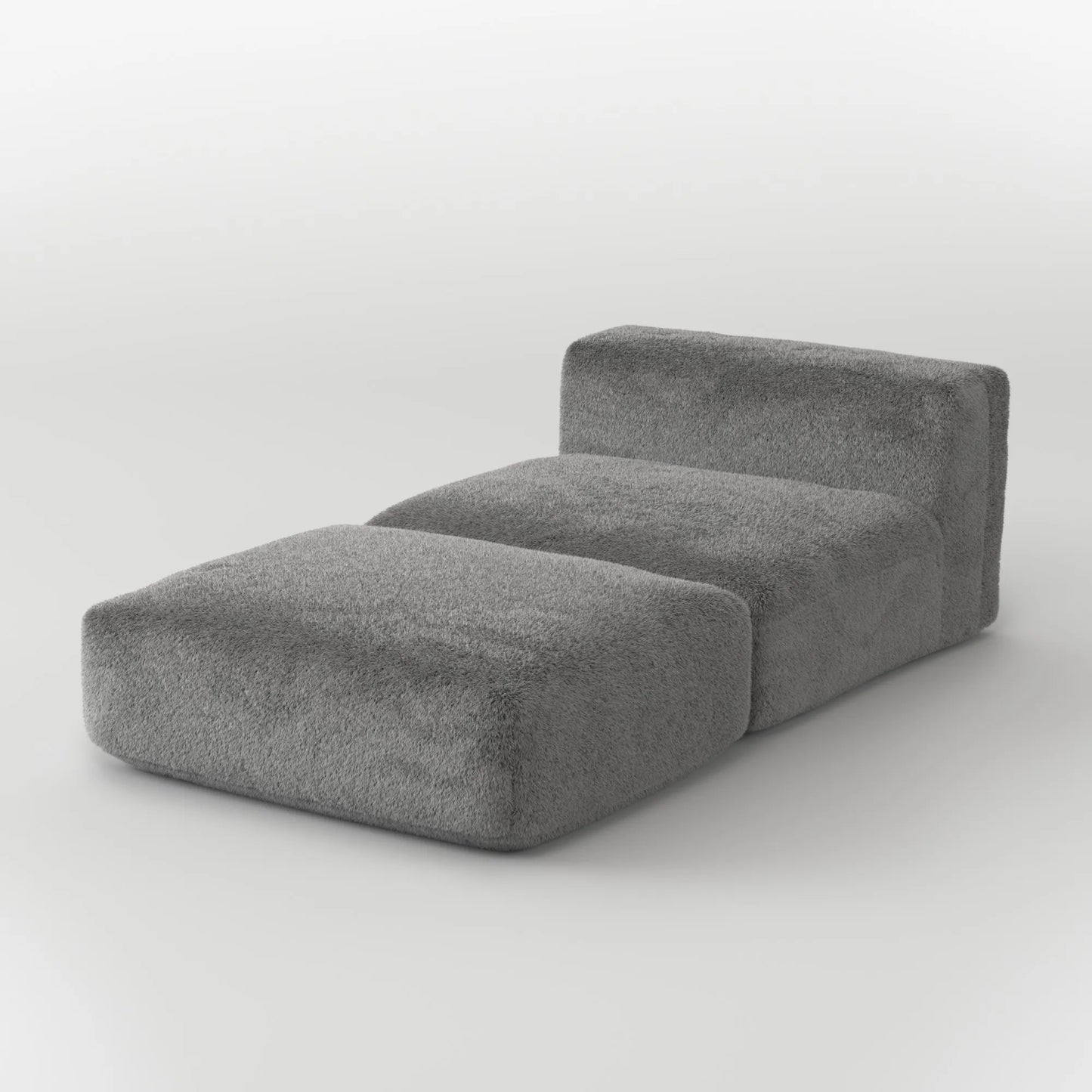 MOMO SET 7 - SOFT FUR STONE GREY