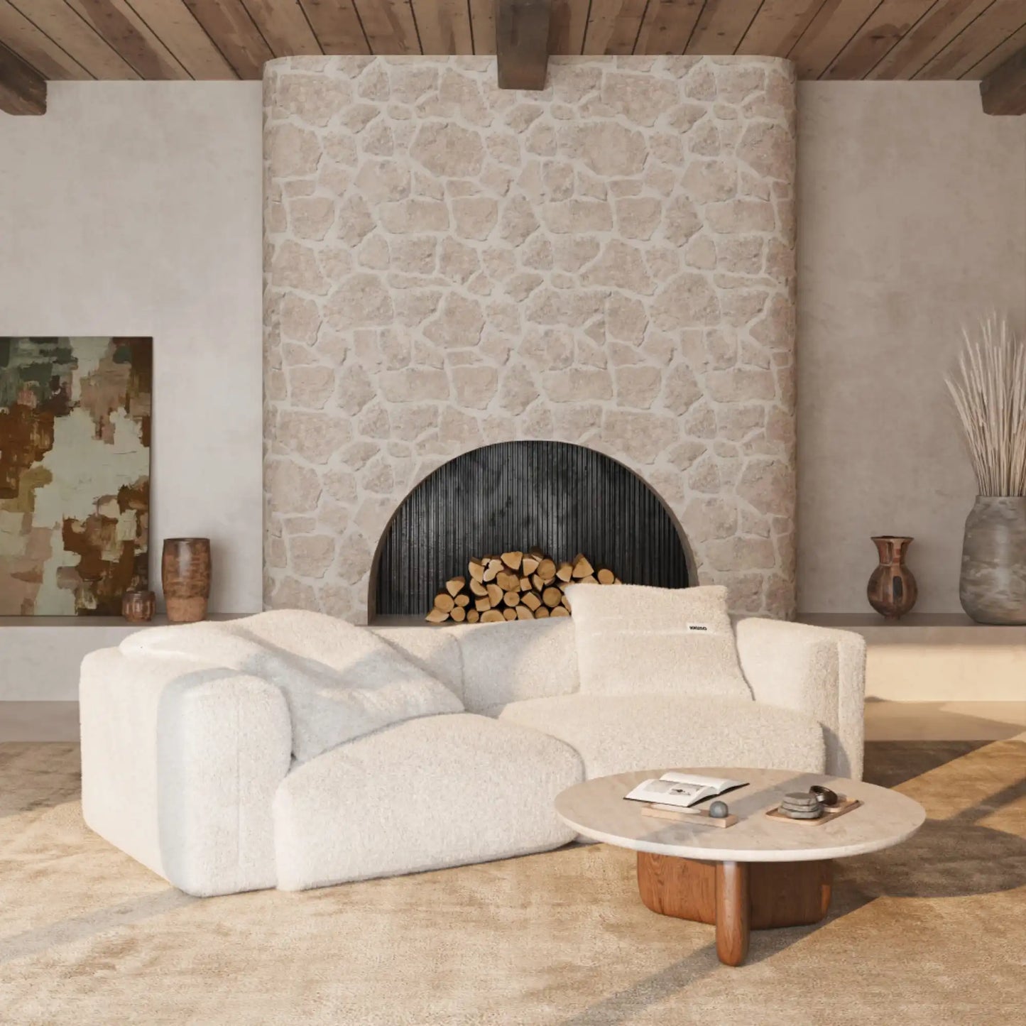 MOMO SET 1 - SOFT FUR IVORY CLOUD