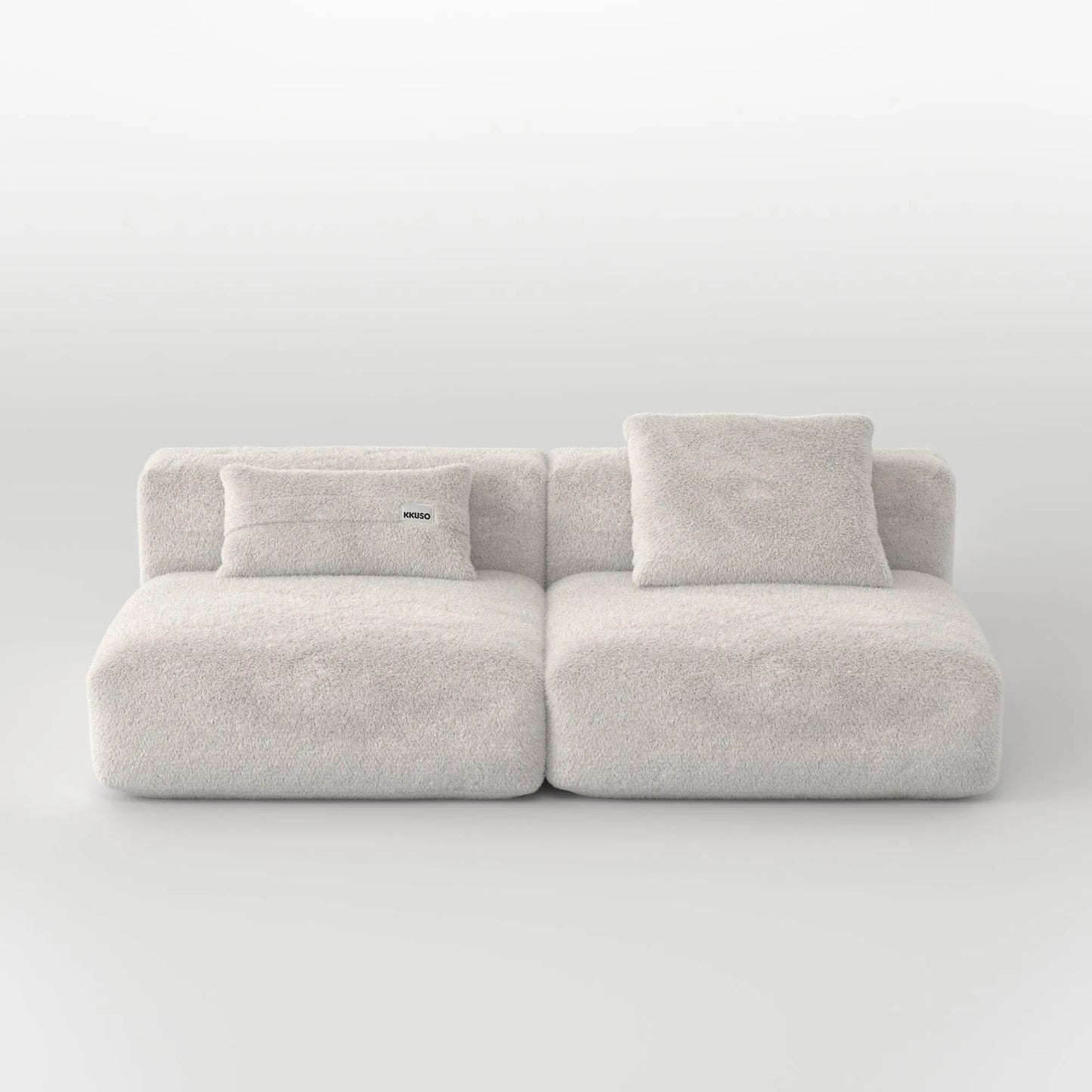 MOMO SET 3 - SOFT FUR IVORY CLOUD