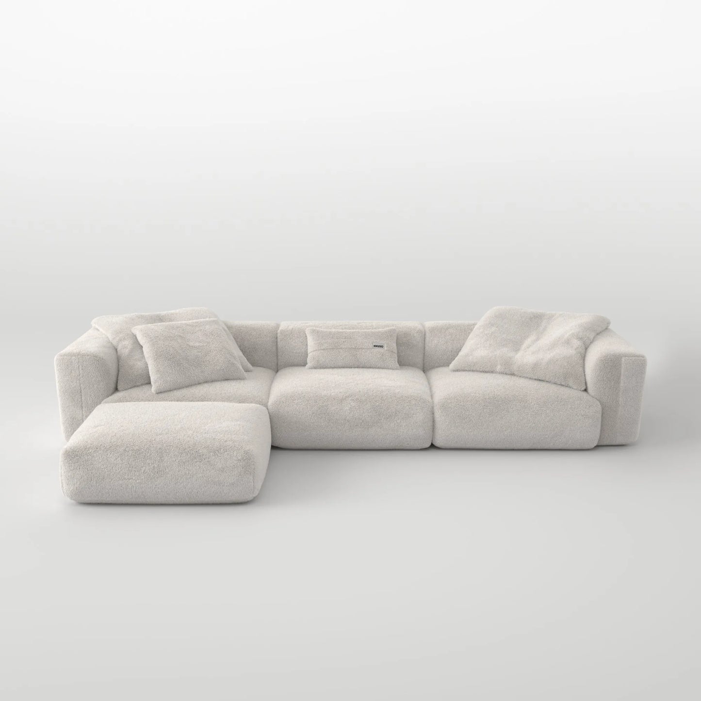 MOMO SET 6 - SOFT FUR IVORY CLOUD