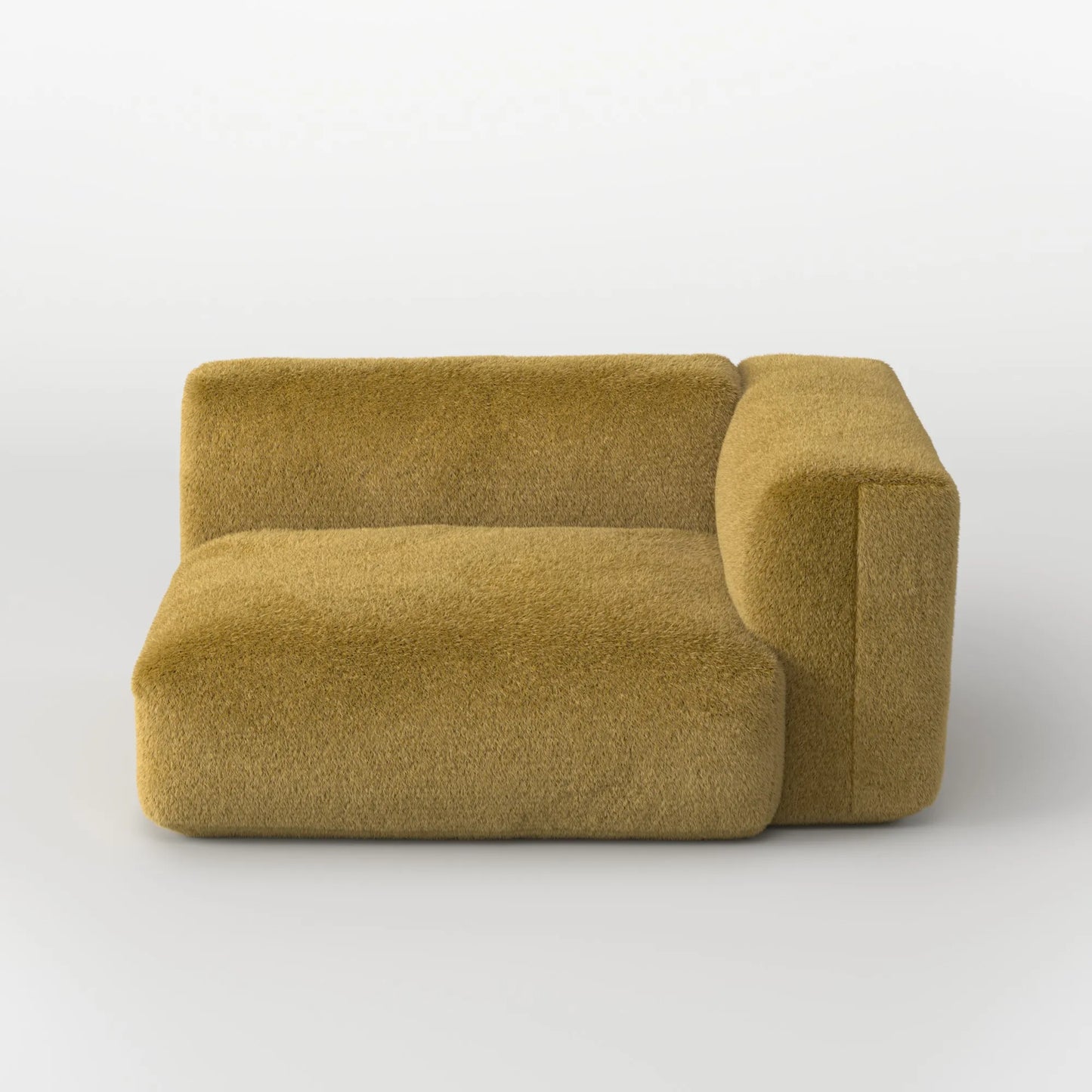 MOMO MODULAR SOFA CORNER LEFT - SOFT FUR
