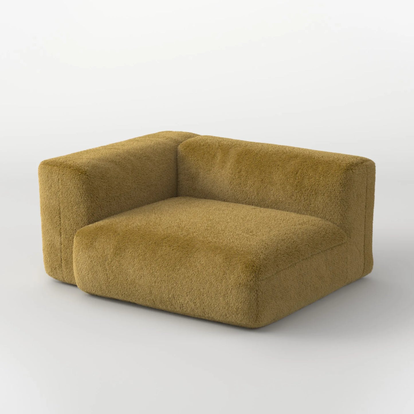MOMO MODULAR SOFA CORNER RIGHT - SOFT FUR