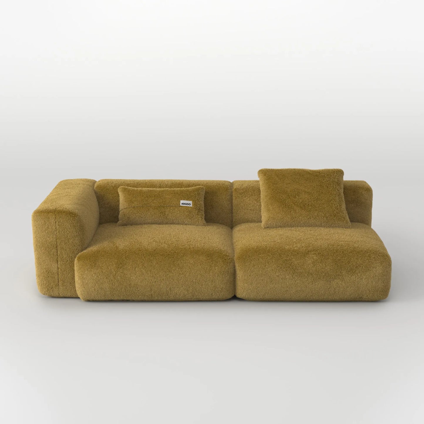 MOMO SET 4 - SOFT FUR GOLDEN MOSS