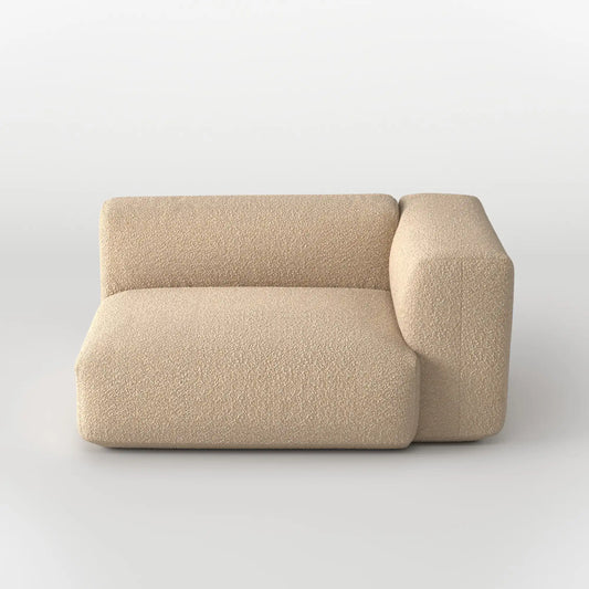 MOMO CORNER LEFT - TEDDY FLEECE BEIGE