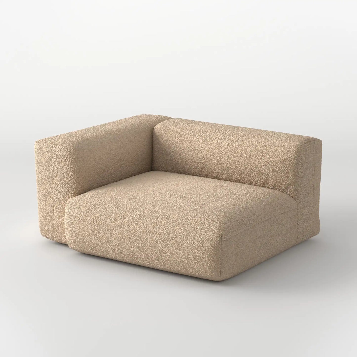 MOMO CORNER RIGHT - TEDDY FLEECE BEIGE
