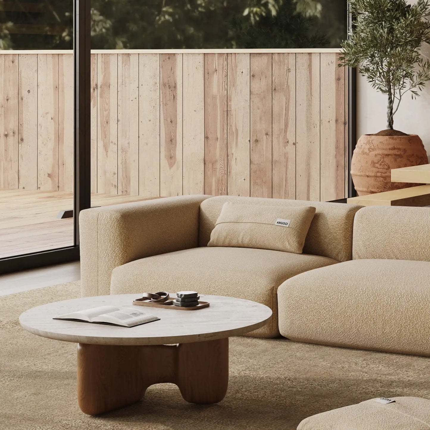 MOMO SET 1 - TEDDY FLEECE BEIGE