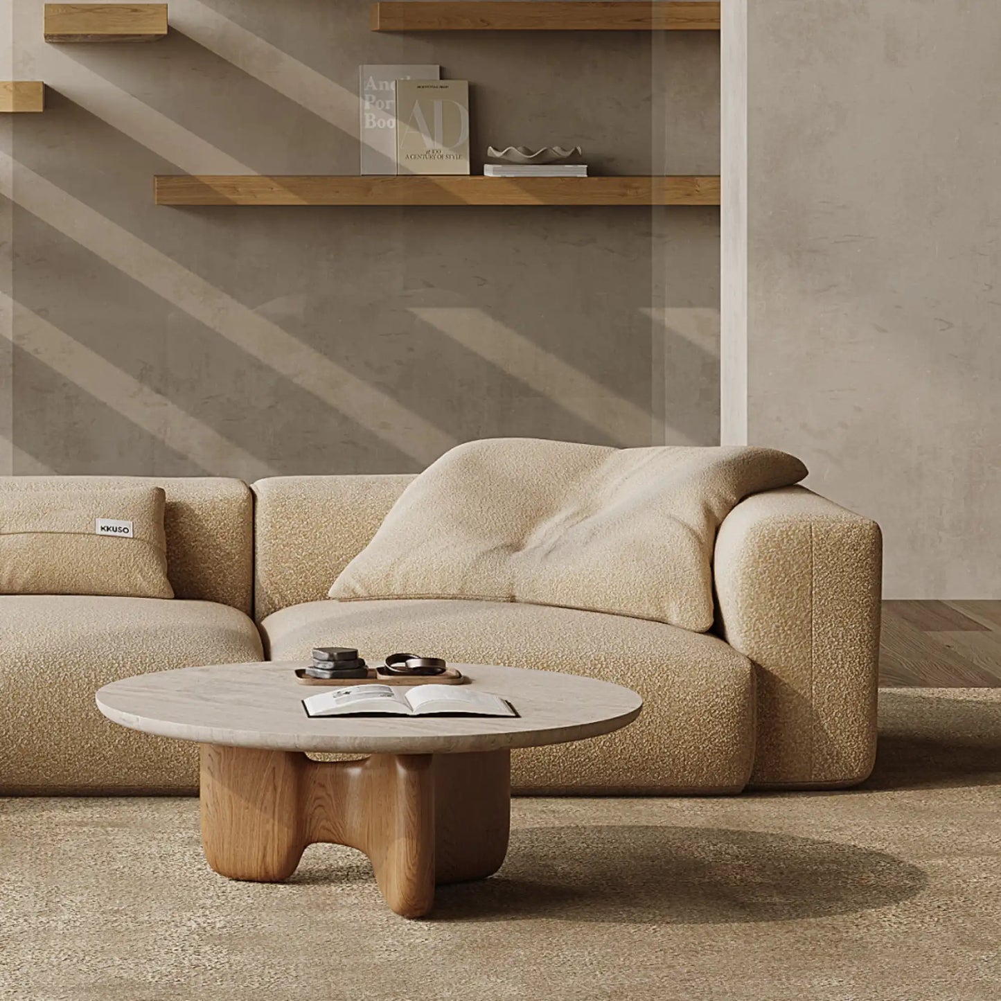 MOMO SET 1 - TEDDY FLEECE BEIGE