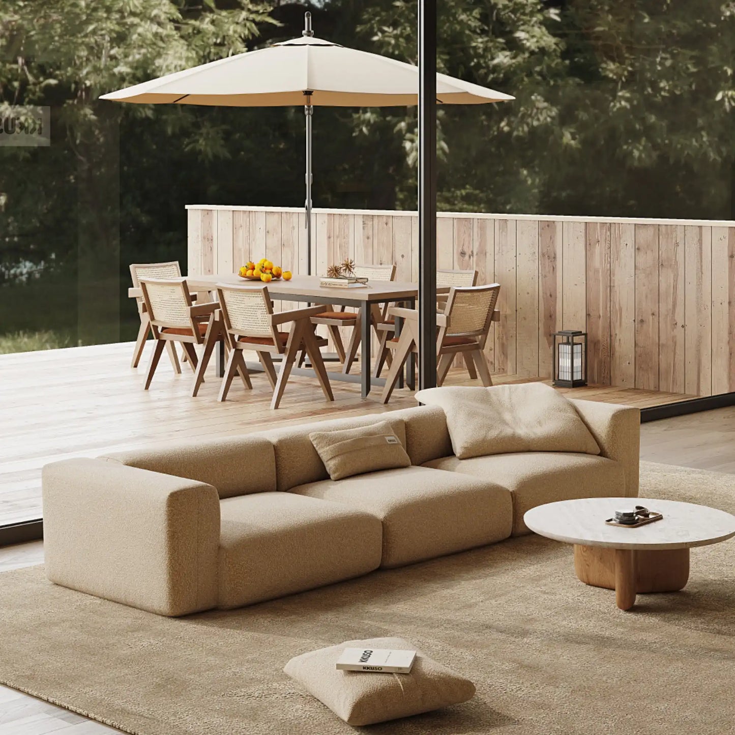 MOMO SET 5 - TEDDY FLEECE BEIGE