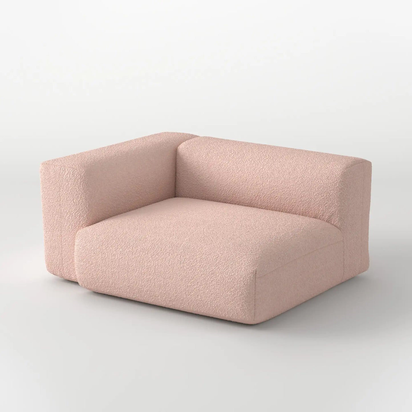 MOMO CORNER RIGHT - TEDDY FLEECE BLUSH