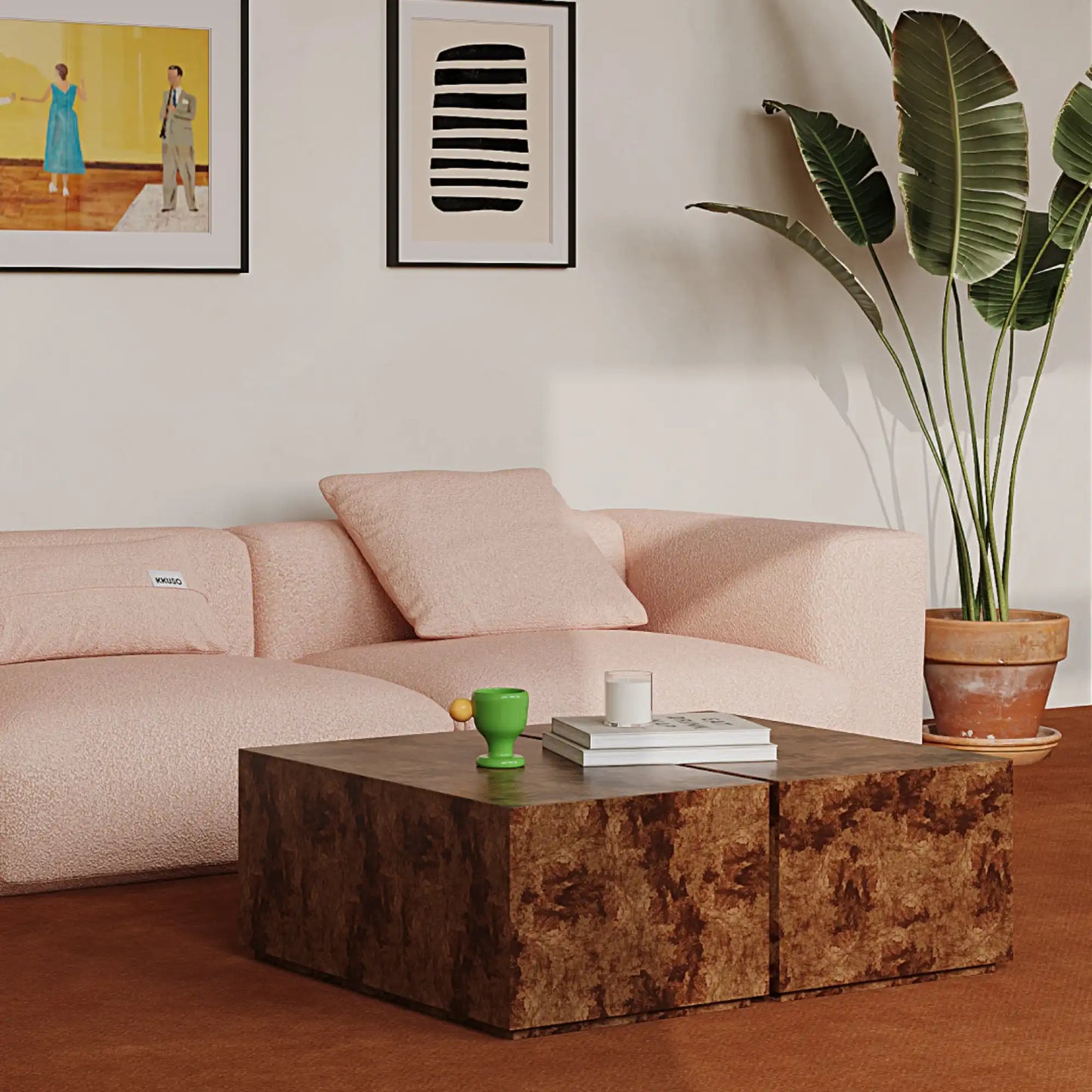 MOMO SET 1 - TEDDY FLEECE BLUSH