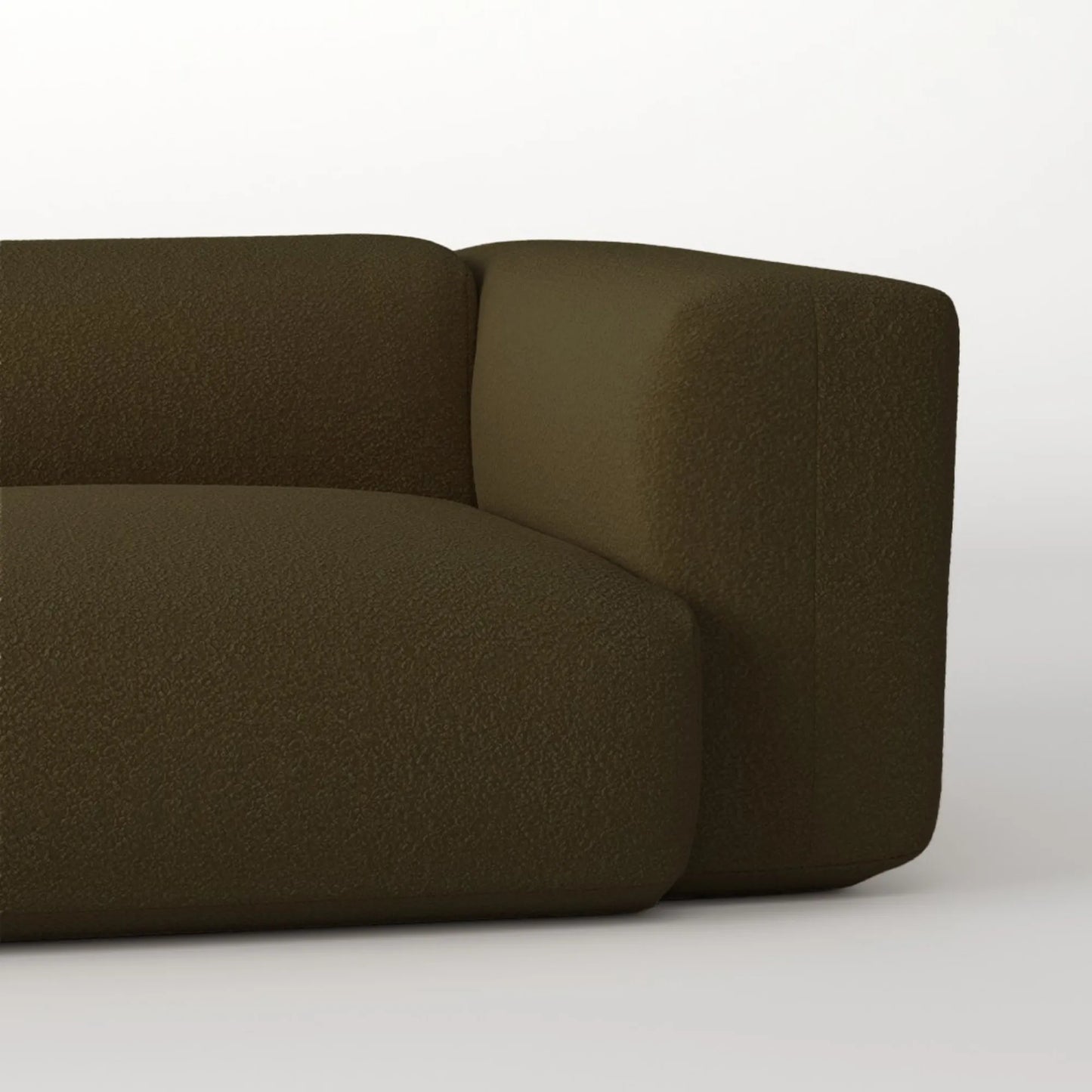 MOMO SET 1 - TEDDY FLEECE DARK OLIVE