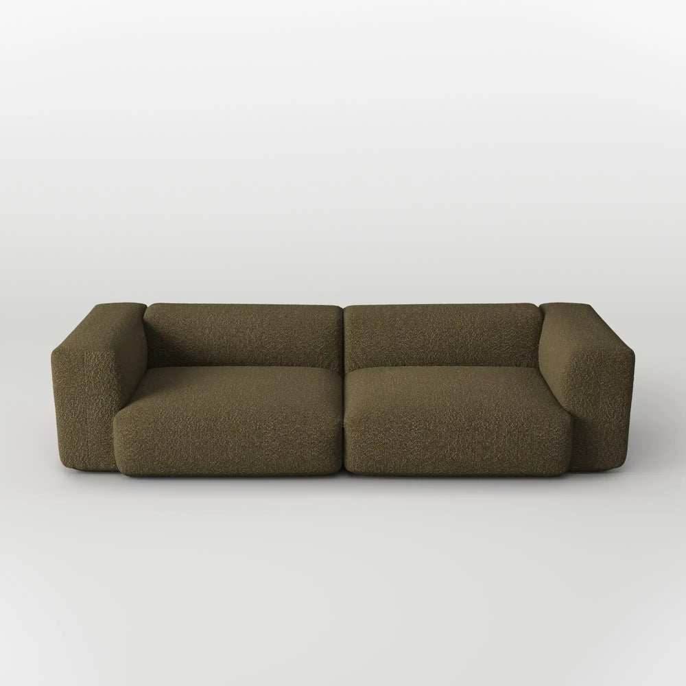 MOMO SET 1 - TEDDY FLEECE DARK OLIVE