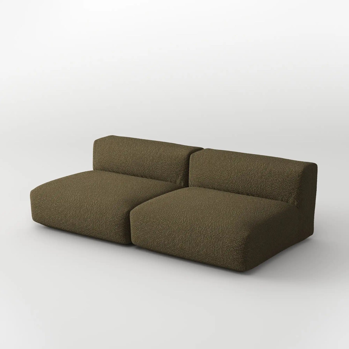 MOMO SET 3 - TEDDY FLEECE DARK OLIVE