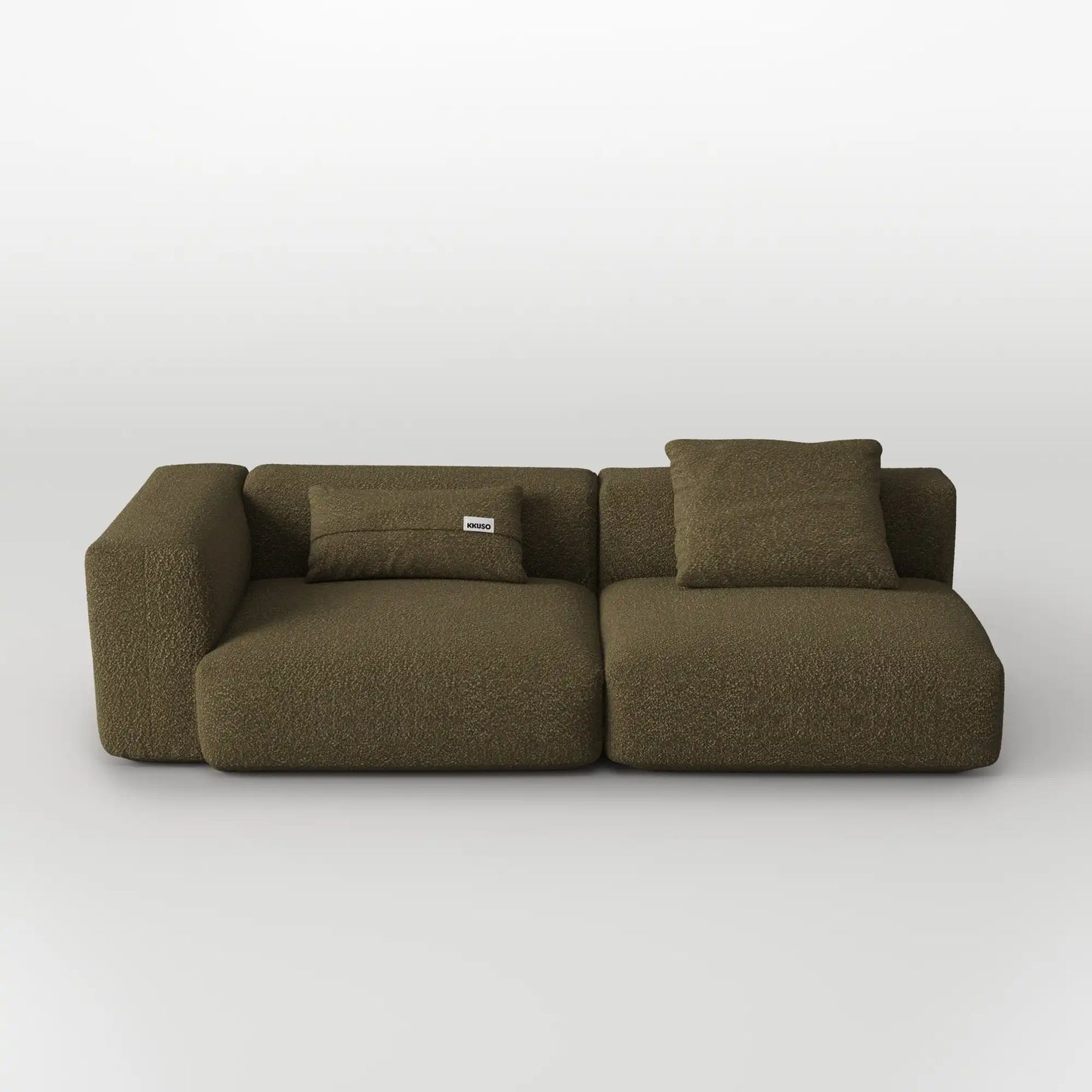 MOMO SET 4 - TEDDY FLEECE DARK OLIVE