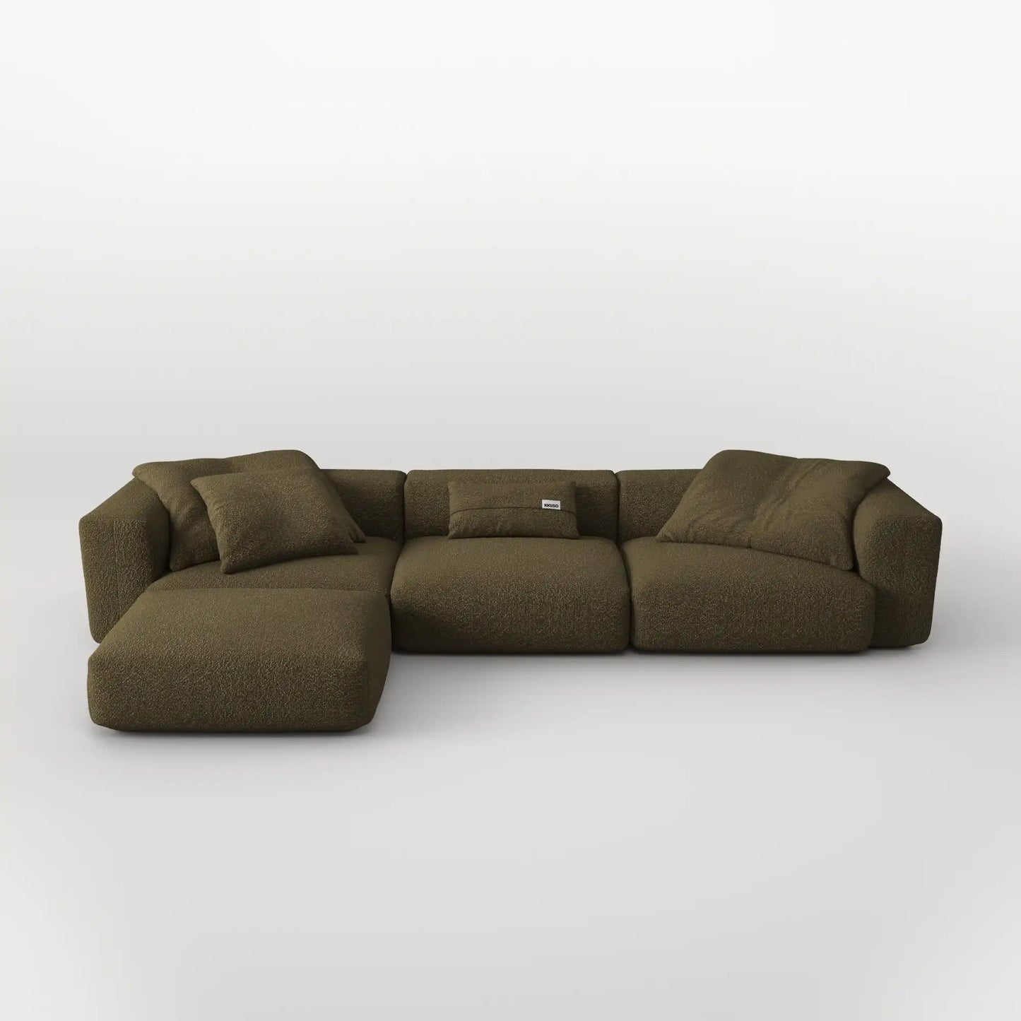 MOMO SET 6 - TEDDY FLEECE DARK OLIVE