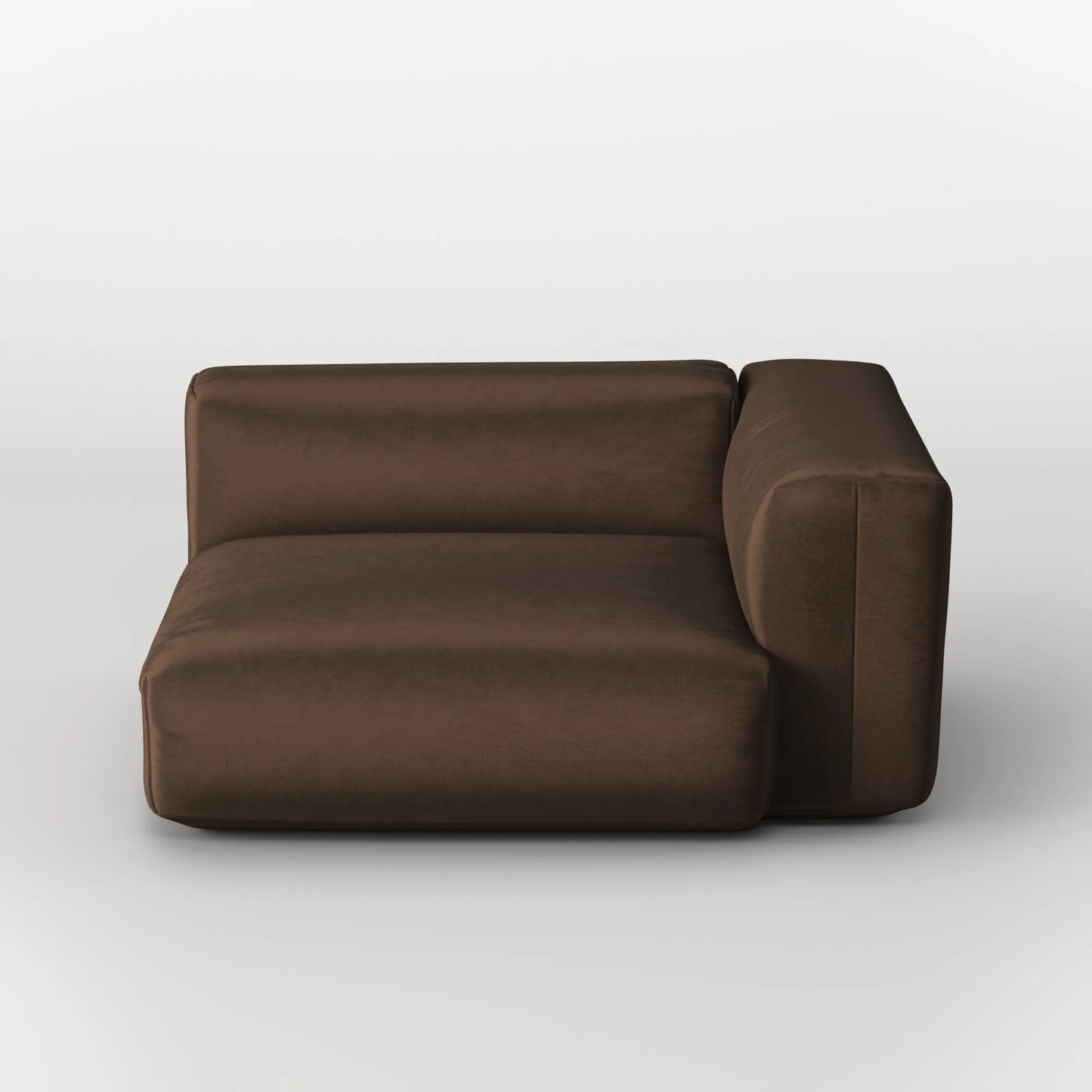 MOMO MODULAR SOFA CORNER LEFT - VELVET