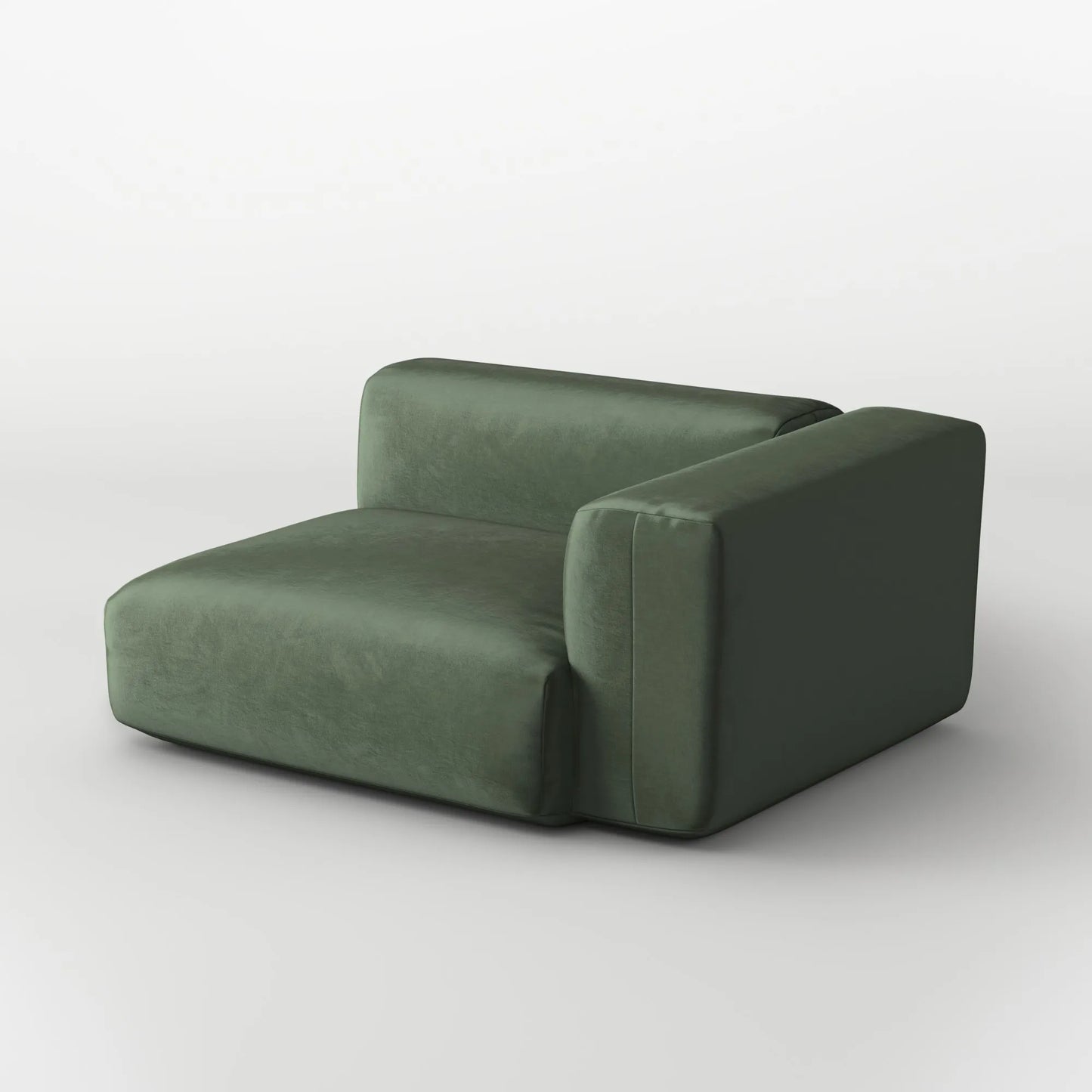 MOMO CORNER LEFT - VELVET DEEP OLIVE