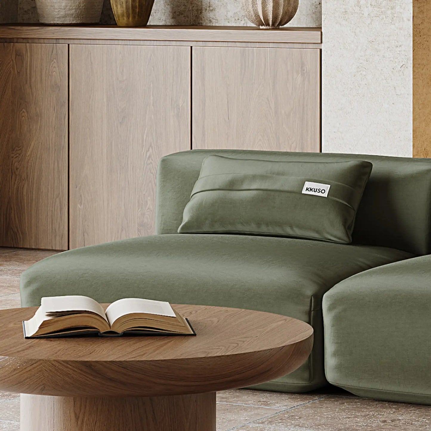 MOMO SET 4 - VELVET DEEP OLIVE