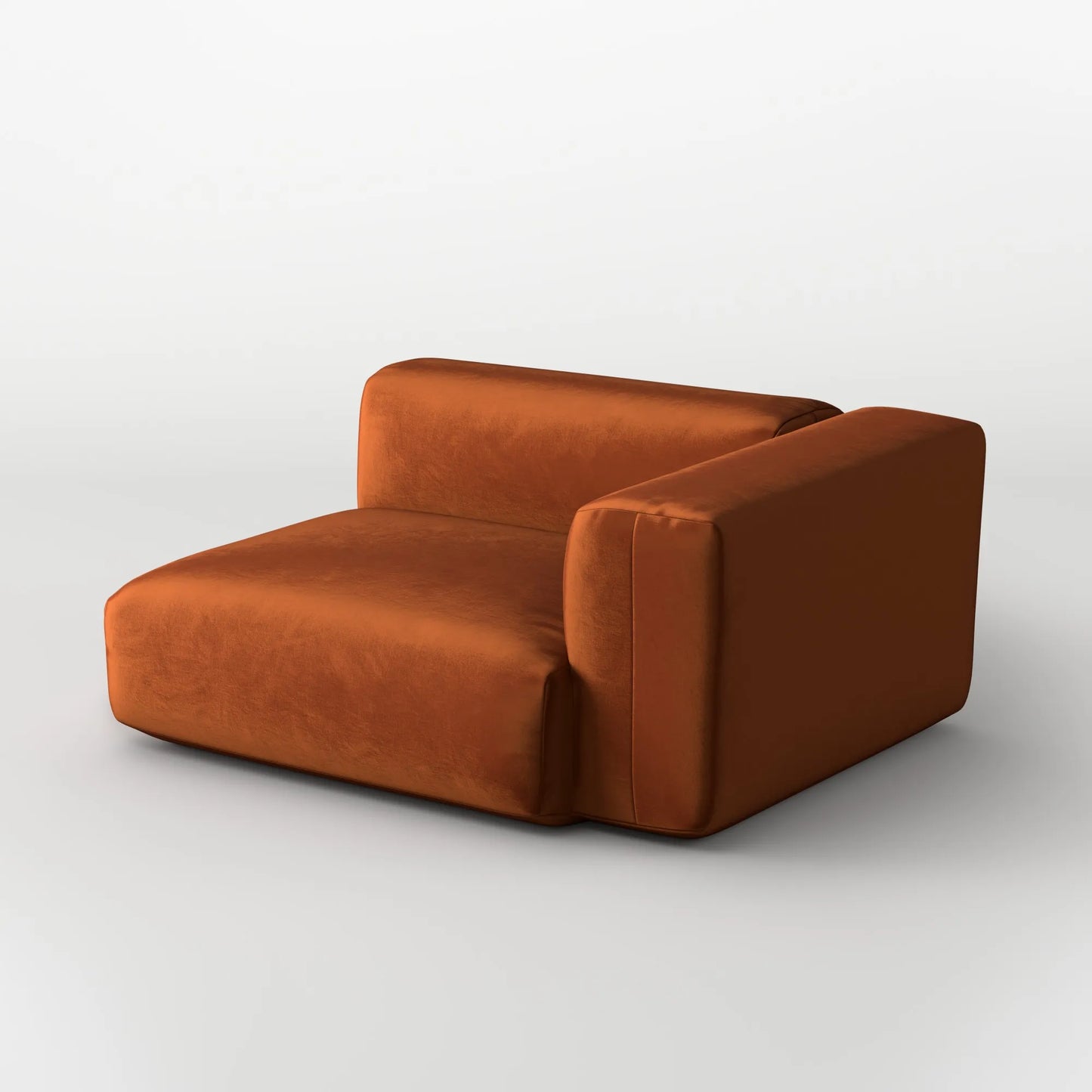MOMO CORNER LEFT - VELVET FLAME ORANGE