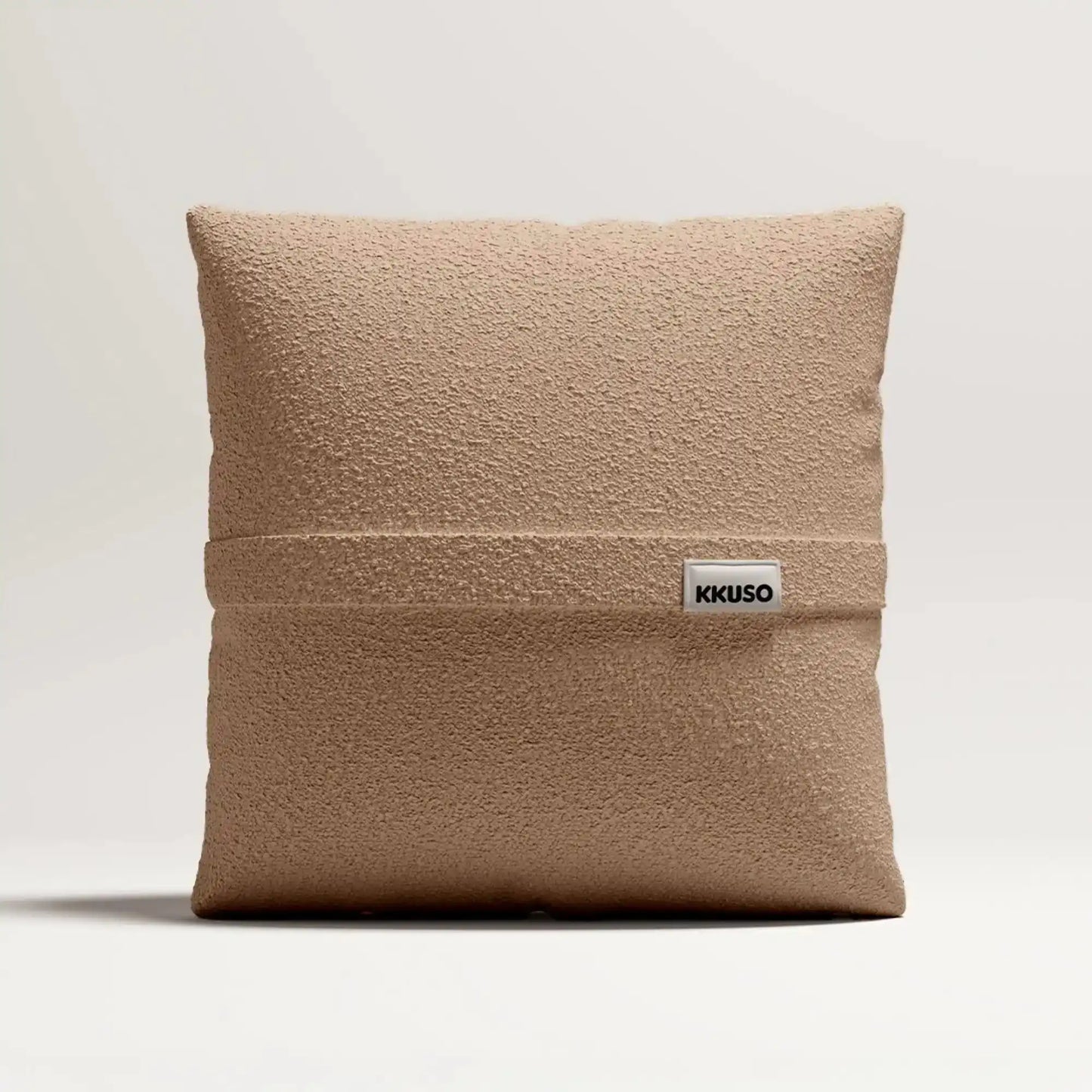 MOMO PILLOW - BOUCLE CAMEL MEDIUM