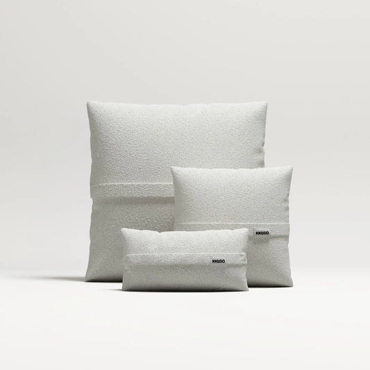 MOMO PILLOW - BOUCLE SNOW WHITE SET 2